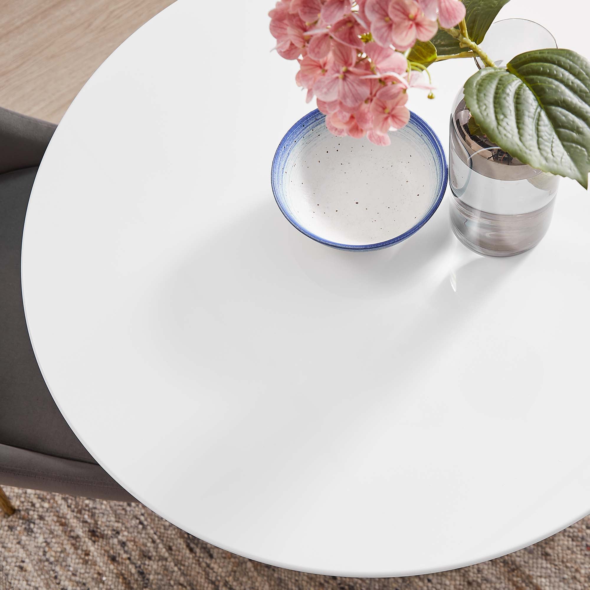 Modway Lippa 28" Round Wood Dining Table