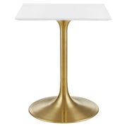 Modway Lippa 24" Square Wood Dining Table