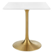 Modway Lippa 28" Square Wood Dining Table