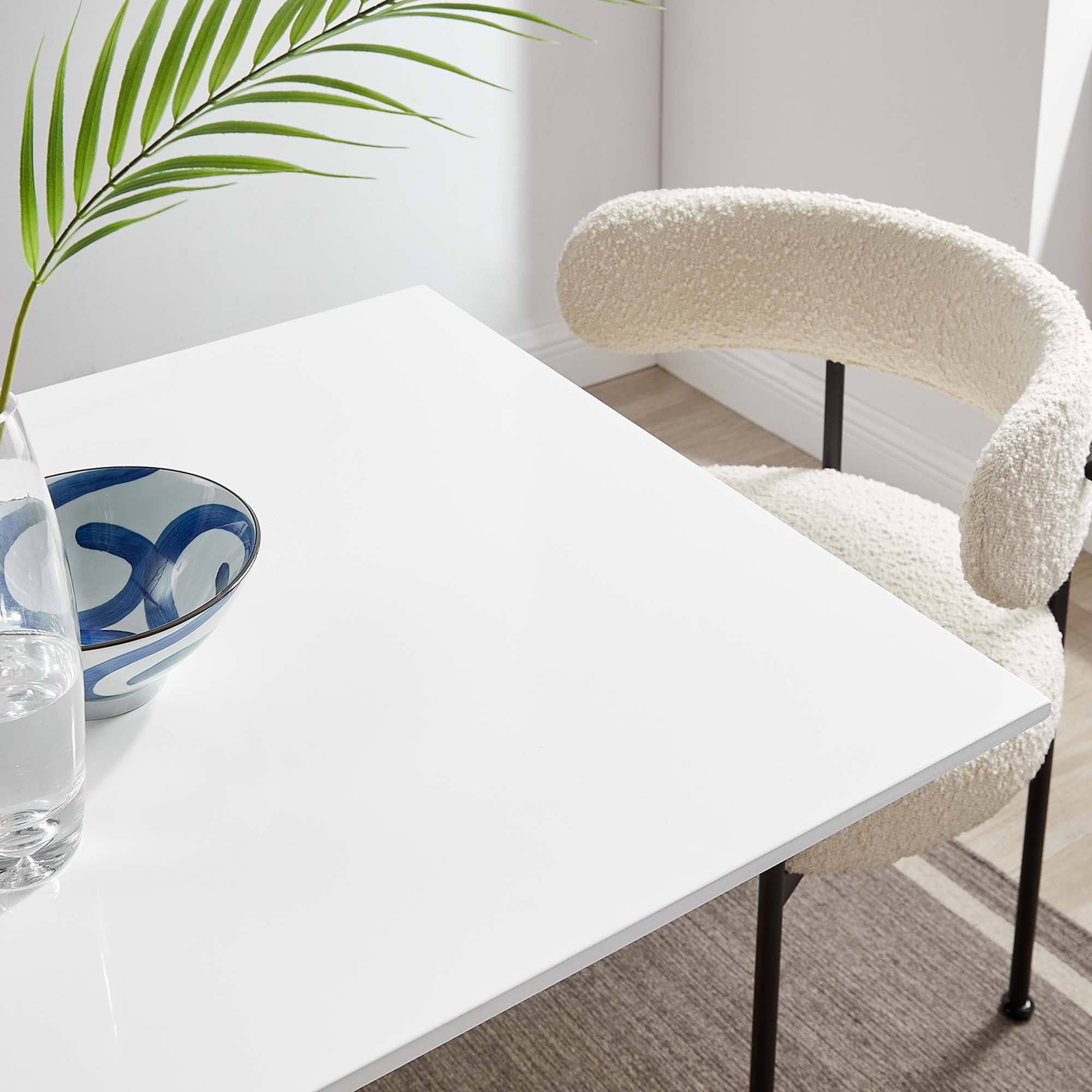 Modway Lippa 28" Square Wood Dining Table