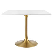 Modway Lippa 36" Square Wood Dining Table