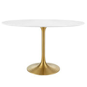 Modway Lippa 48" Oval Wood Dining Table