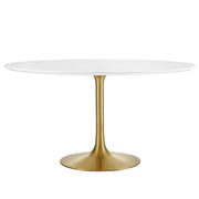Modway Lippa 54" Round Wood Dining Table