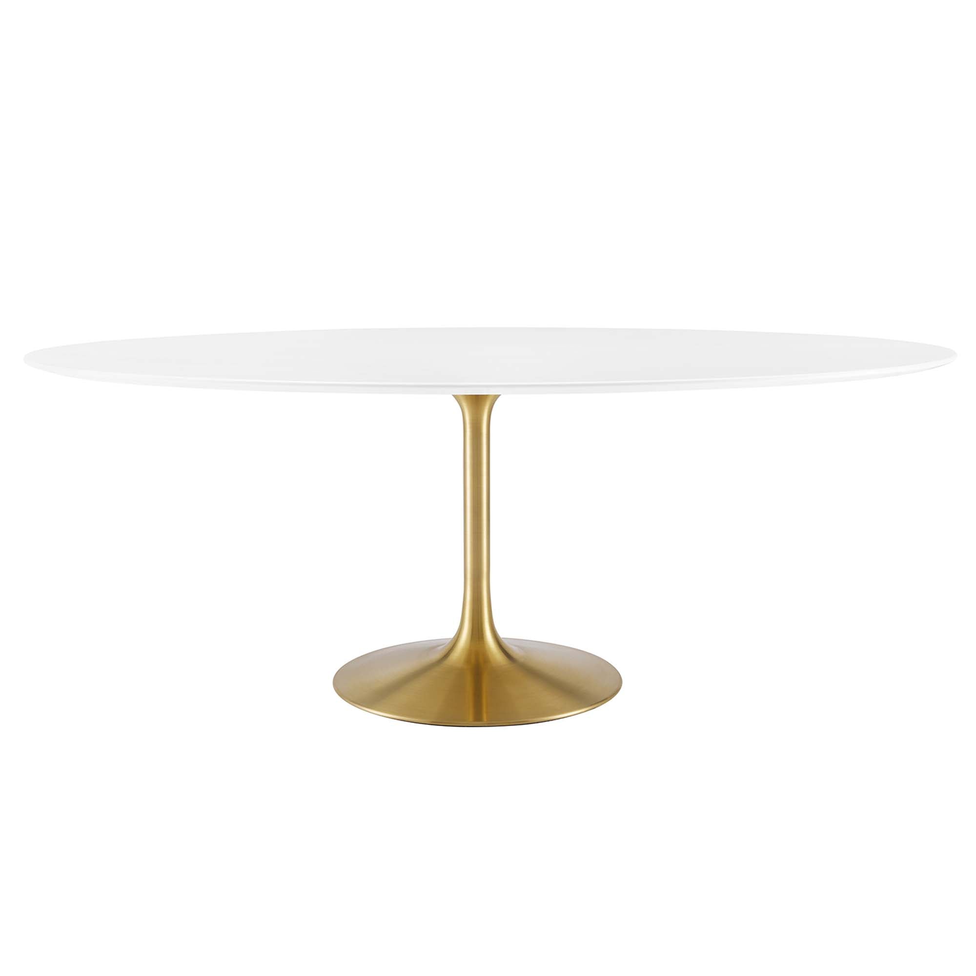 Modway Lippa 78" Oval Wood Dining Table