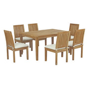 Modway Marina 7 Piece Outdoor Patio Teak Dining Set