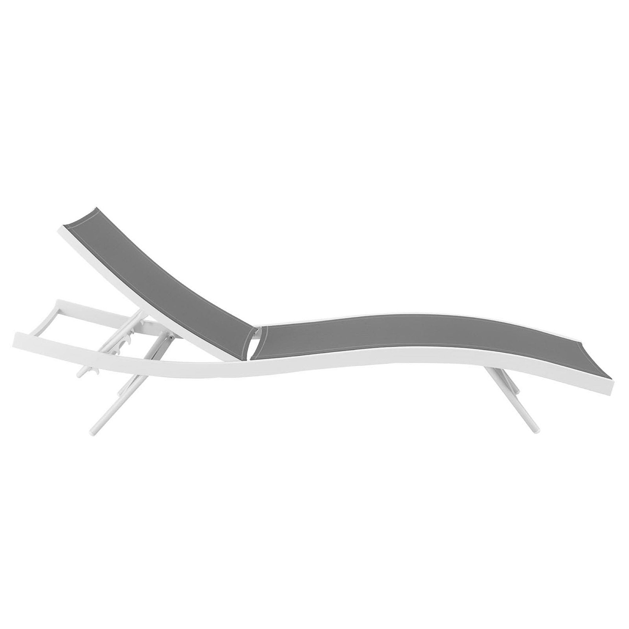 Modway Glimpse Outdoor Patio Mesh Chaise Lounge Chair