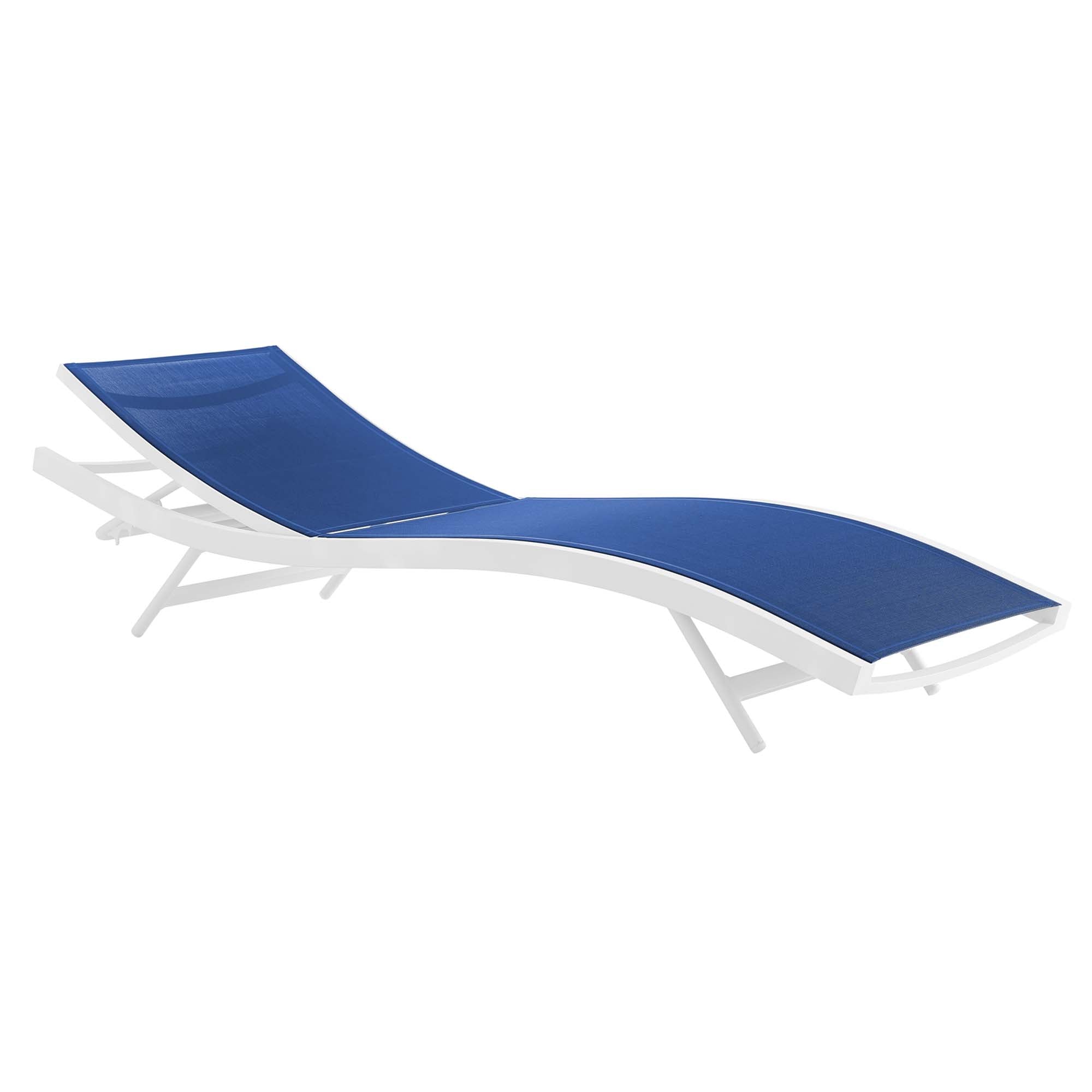 Modway Glimpse Outdoor Patio Mesh Chaise Lounge Chair