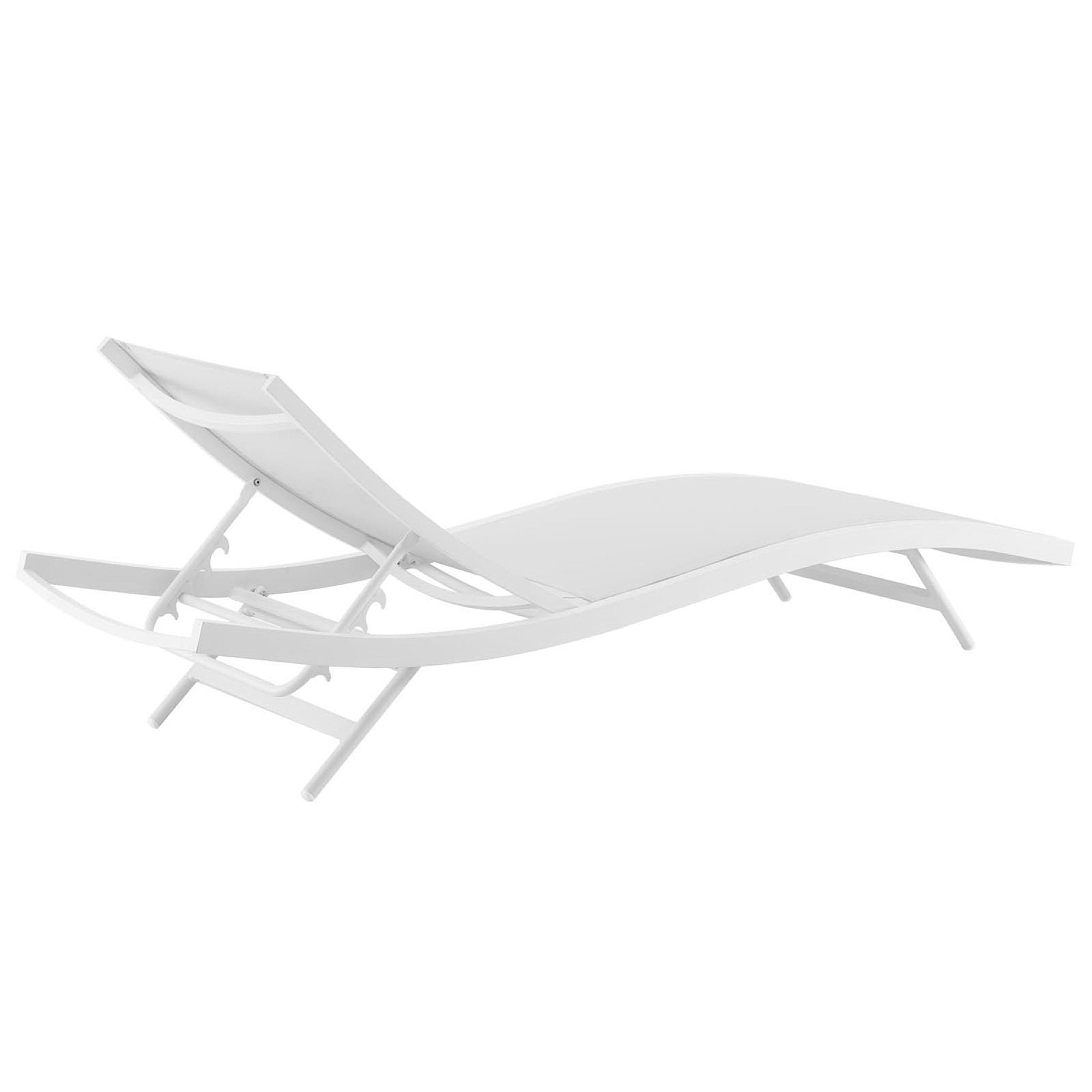 Modway Glimpse Outdoor Patio Mesh Chaise Lounge Chair