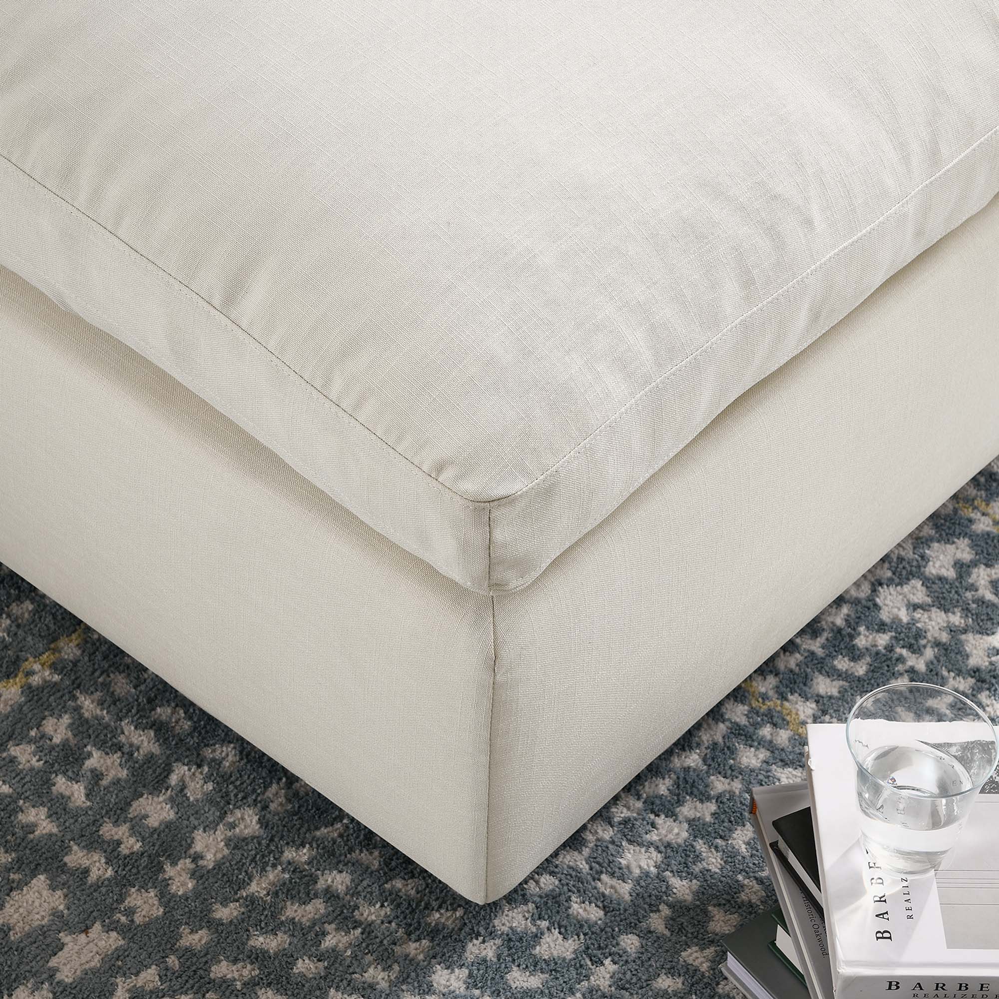 Modway EEI-3318 Commix Down Filled Overstuffed Ottoman
