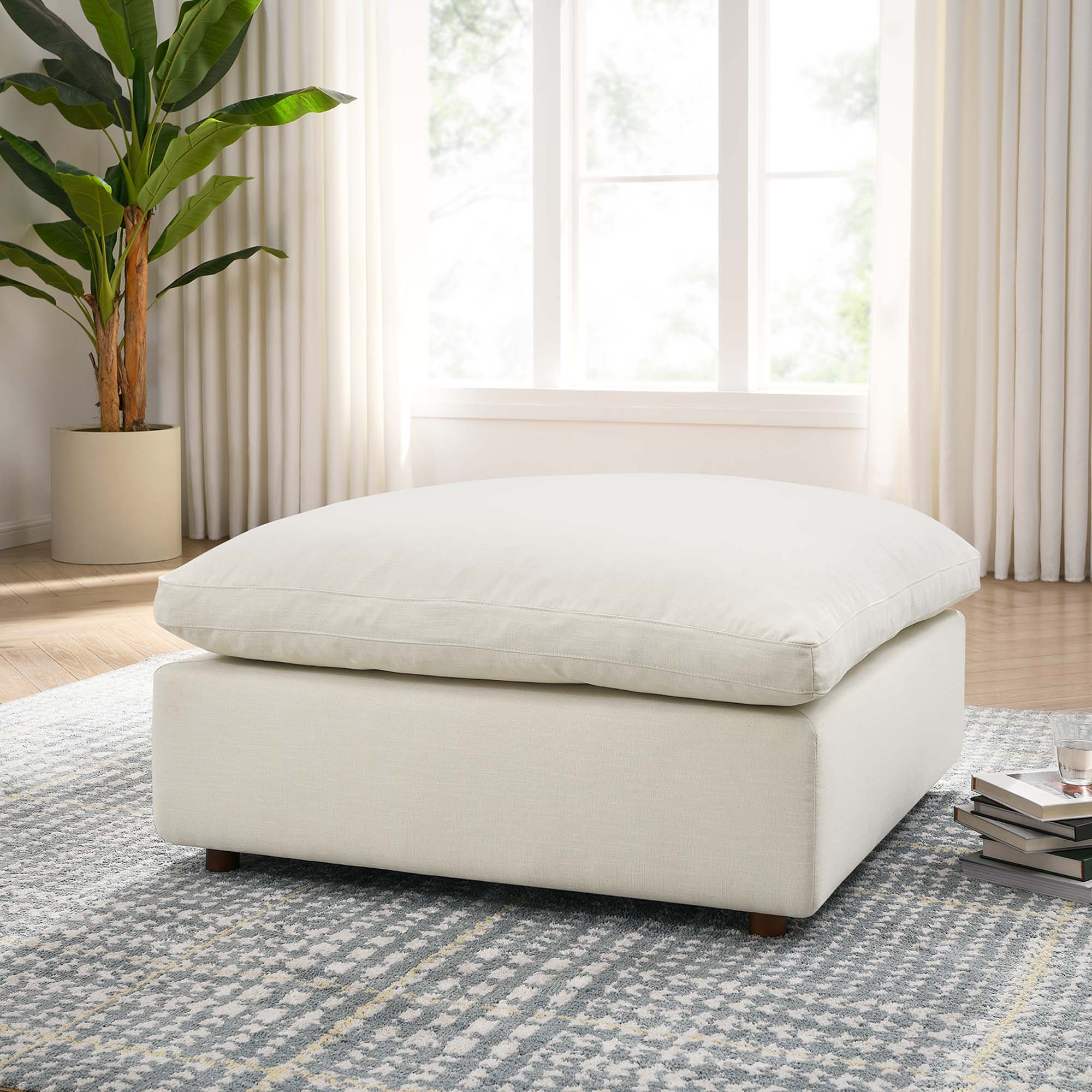 Modway EEI-3318 Commix Down Filled Overstuffed Ottoman