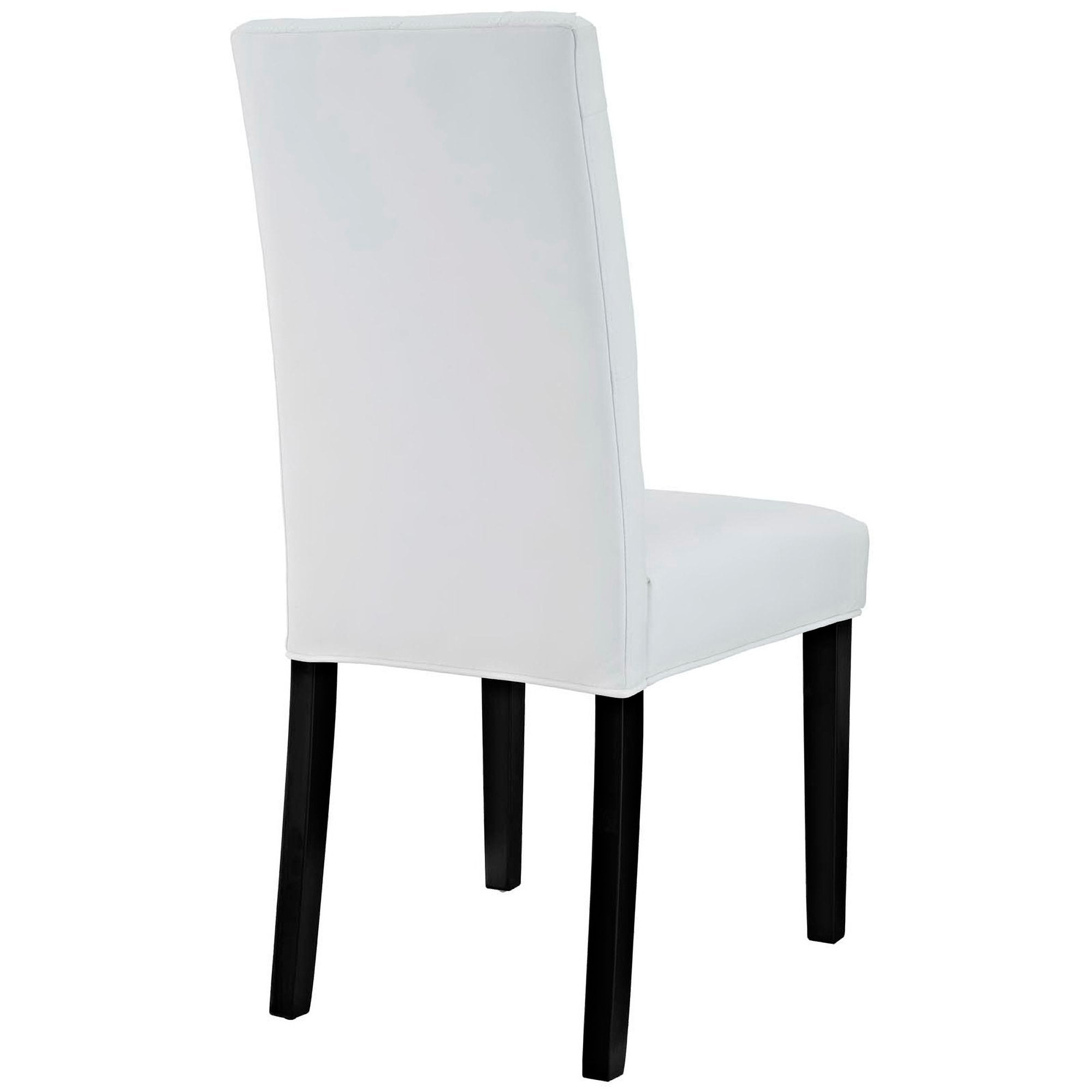 Modway Confer Vinyl Dining Side Chair Set of 2