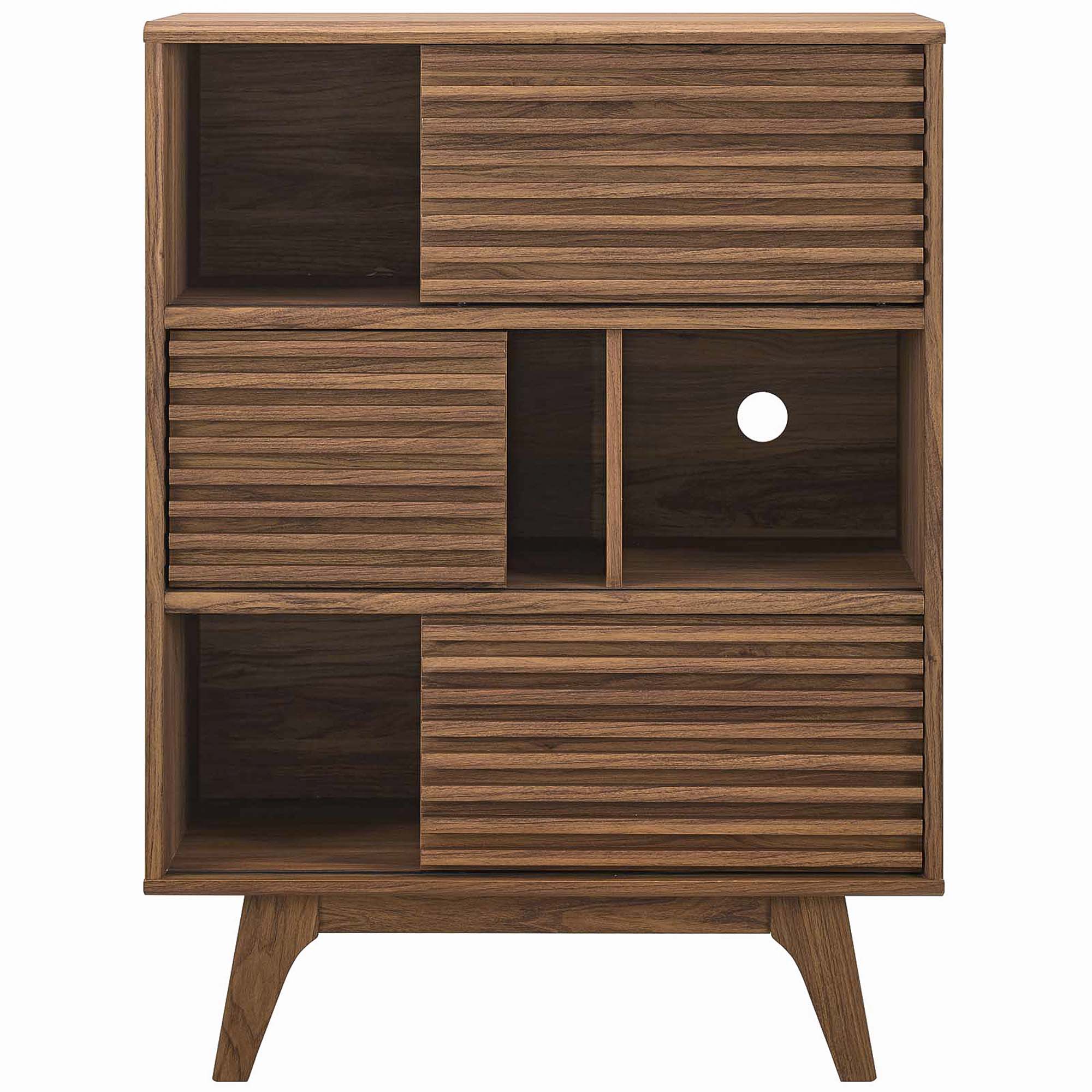 Modway Render Three-Tier Display Storage Cabinet Stand