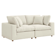 Modway EEI-3354 Commix 2 Piece Down Filled Overstuffed Sectional Sofa Set