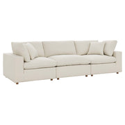 Modway EEI-3355 Commix 3 Piece Down Filled Overstuffed Sectional Sofa Set