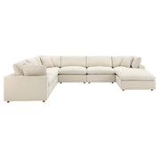 Modway EEI-3364 Commix 7-Piece Down Filled Overstuffed Sectional Sofa