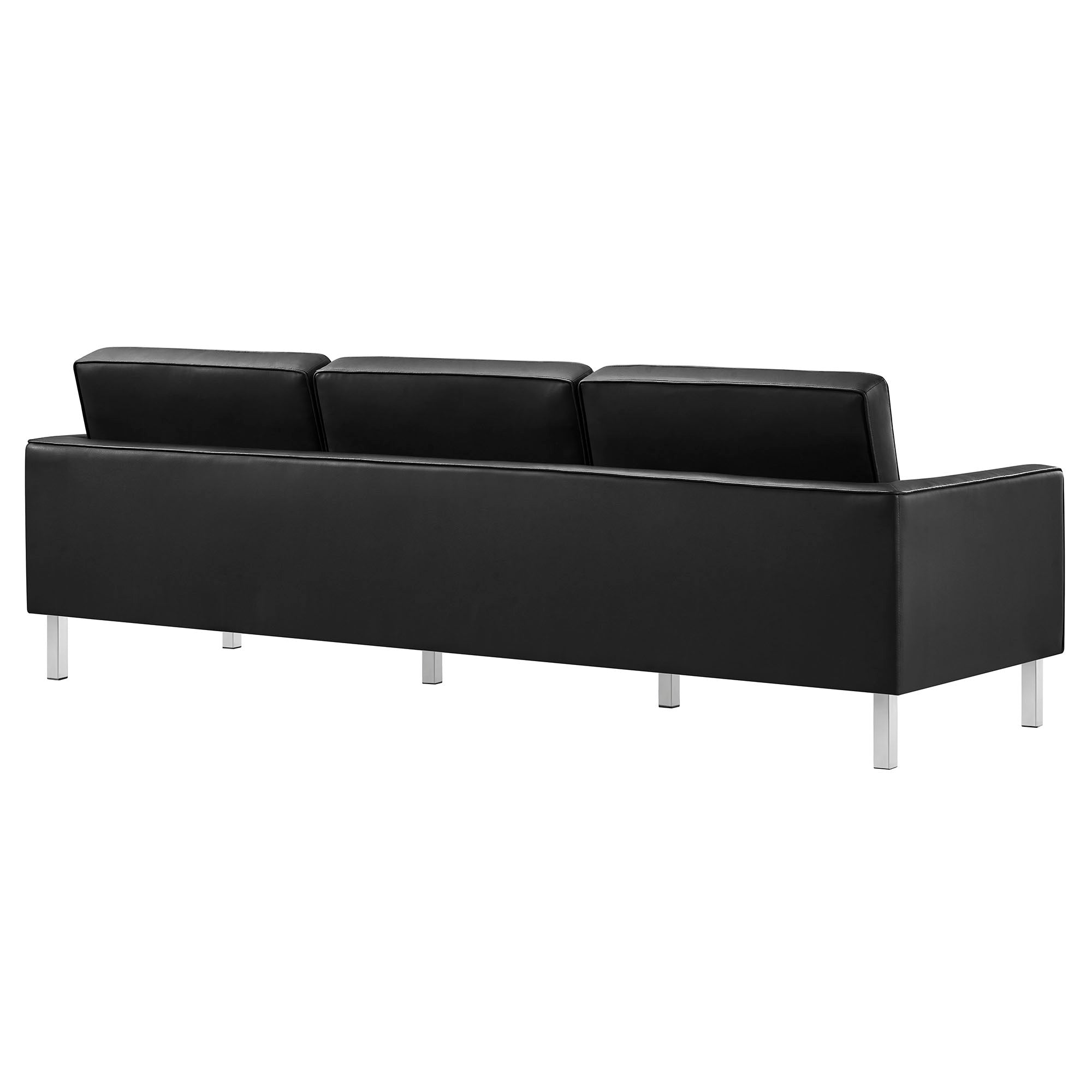 Modway Loft 2-Piece Tufted Vegan Leather Furniture Set