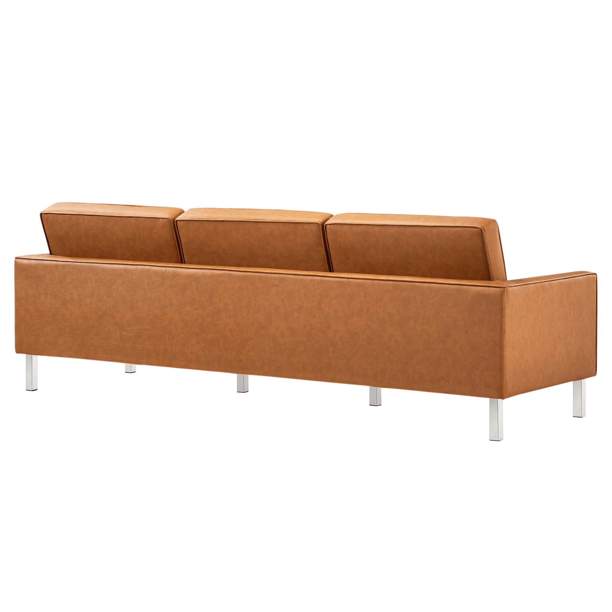 Modway Loft Tufted Vegan Leather Sofa