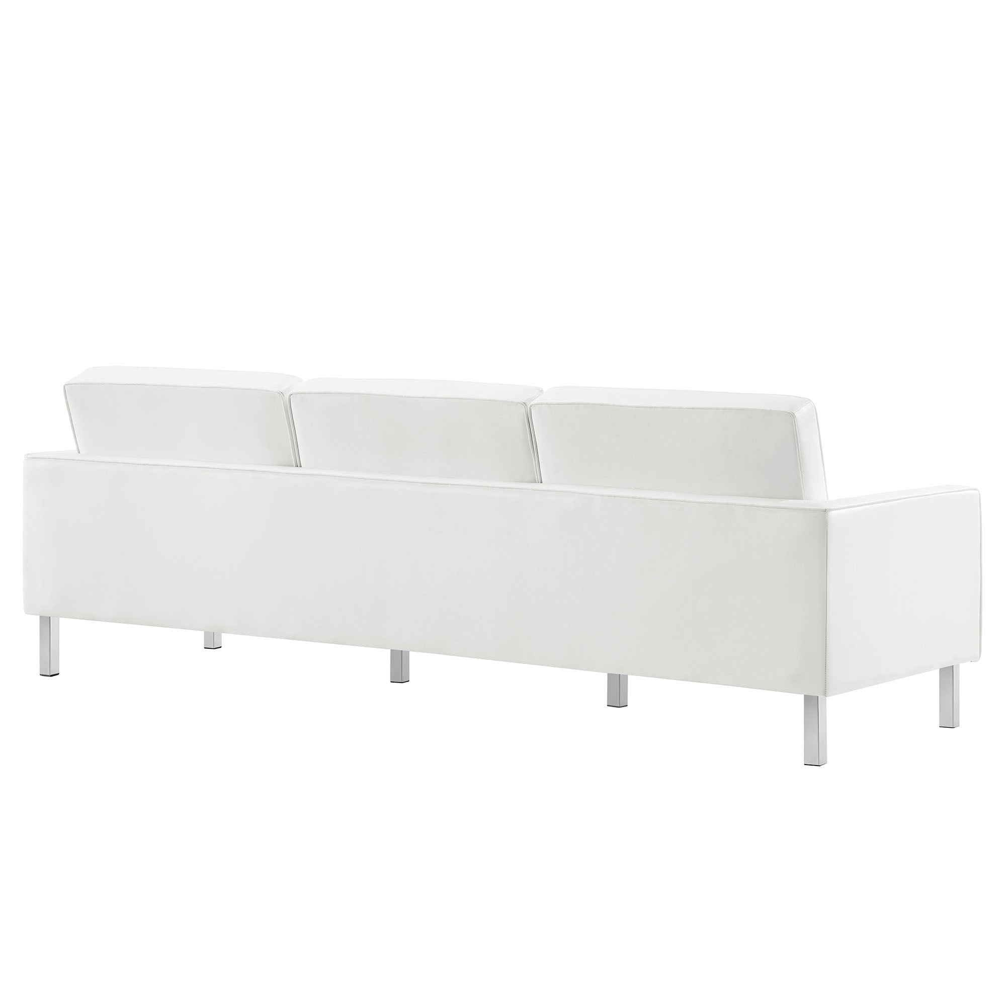 Modway Loft 2-Piece Tufted Vegan Leather Furniture Set