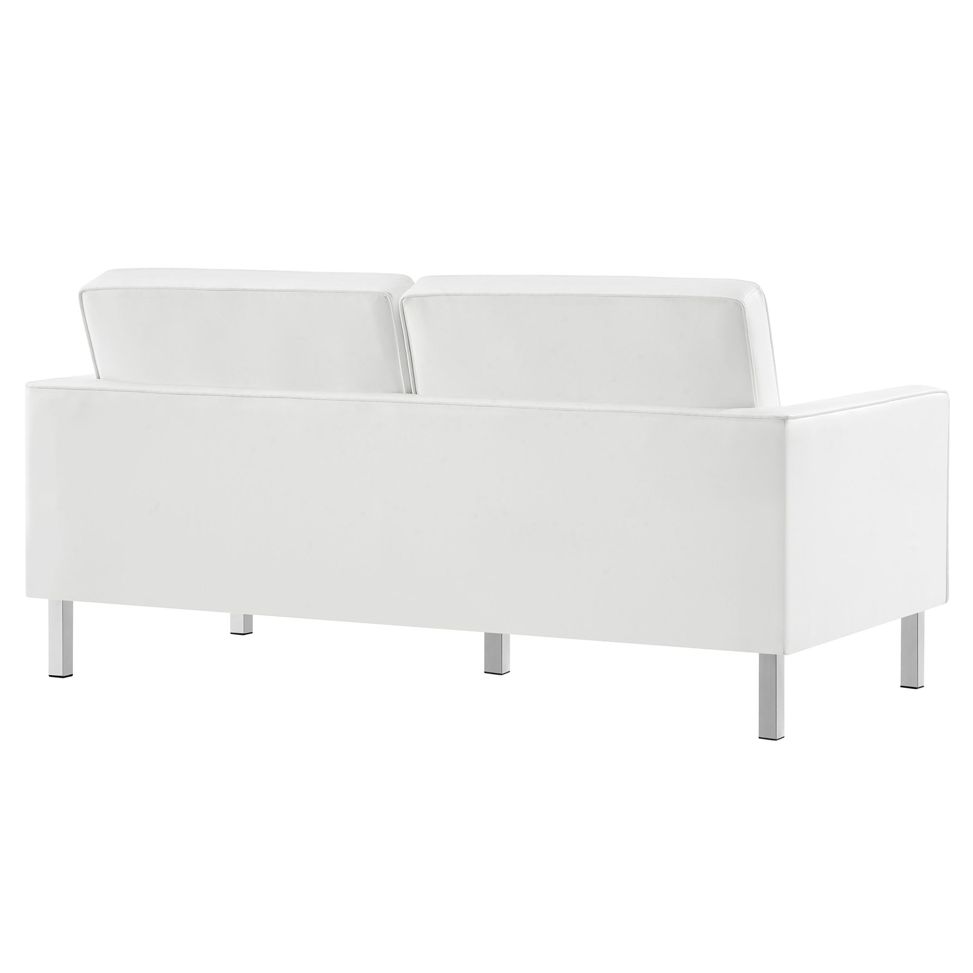 Modway Loft 2-Piece Tufted Vegan Leather Furniture Set