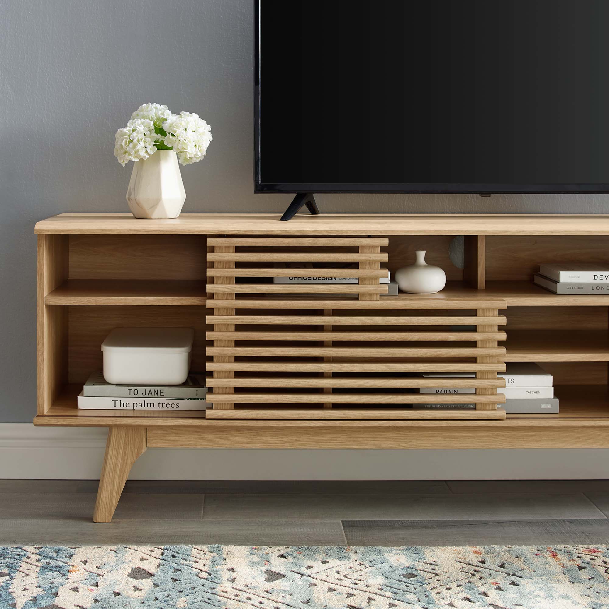 Modway Render 71" Mid-Century Media Console TV Stand