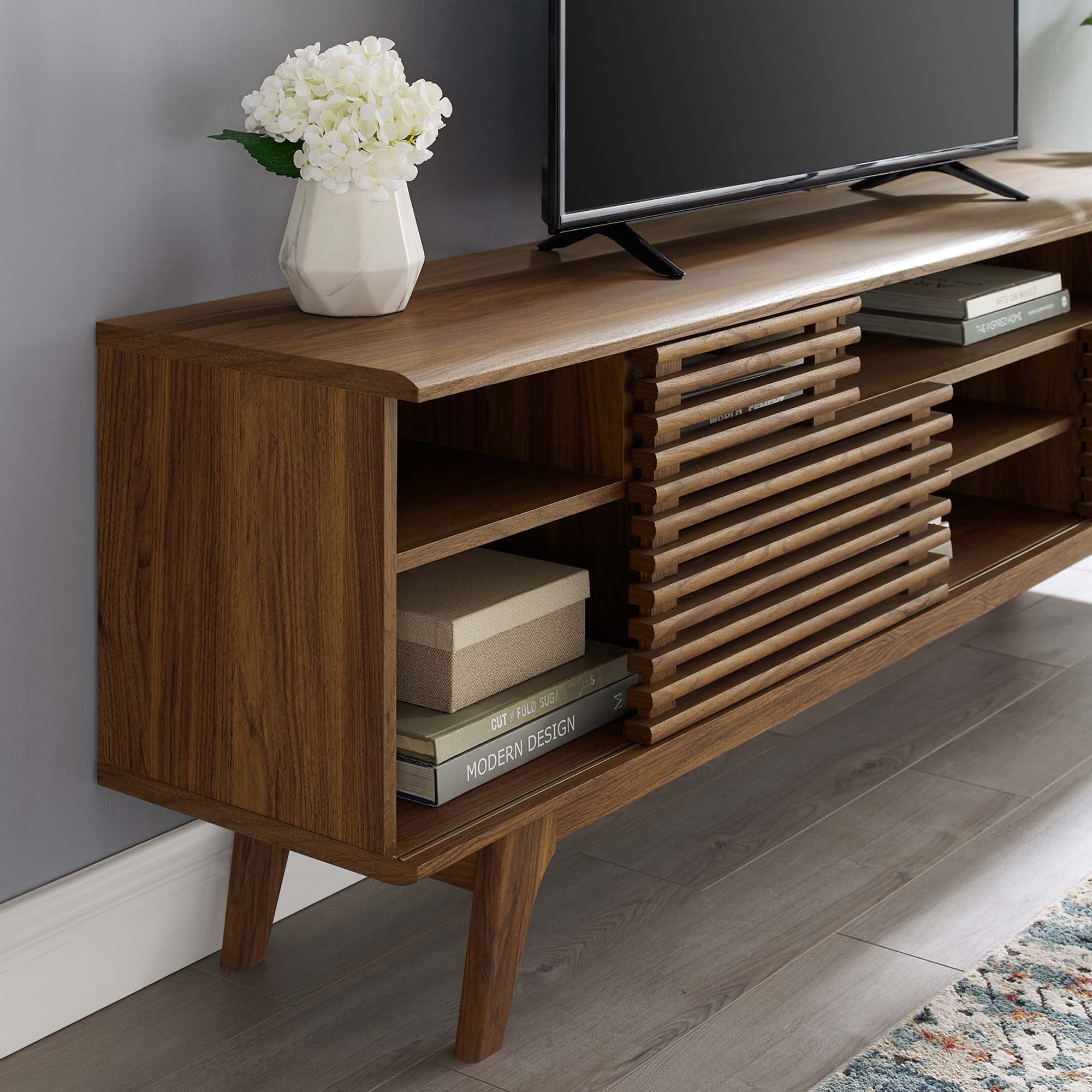 Modway Render 71" Mid-Century Media Console TV Stand