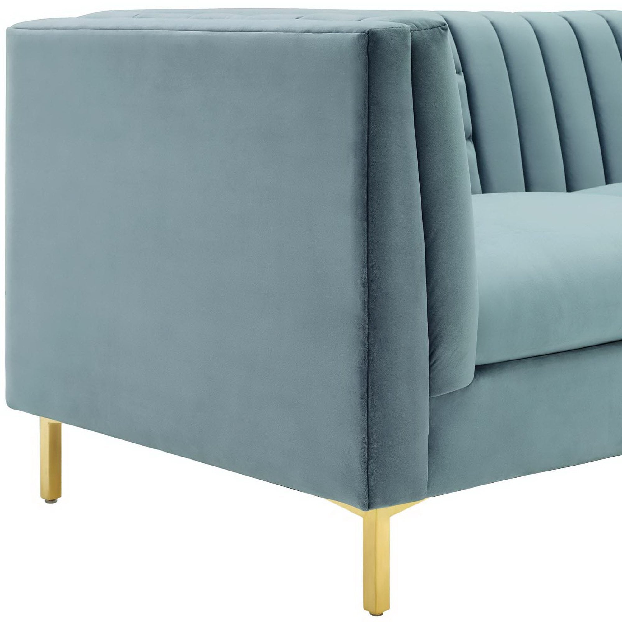 Modway Ingenuity Channel Tufted Performance Velvet Sofa