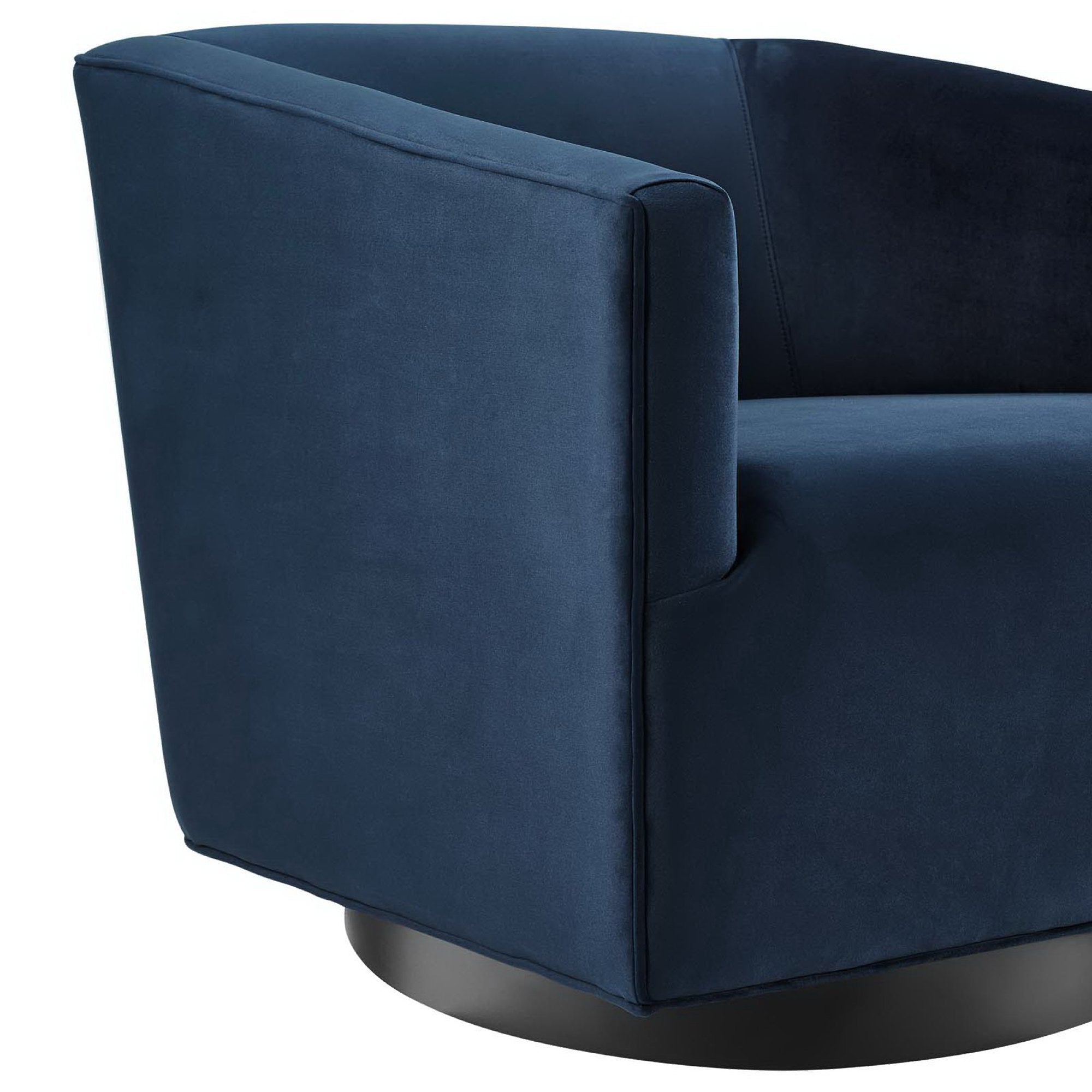 Modway Twist Accent Lounge Performance Velvet Swivel Chair