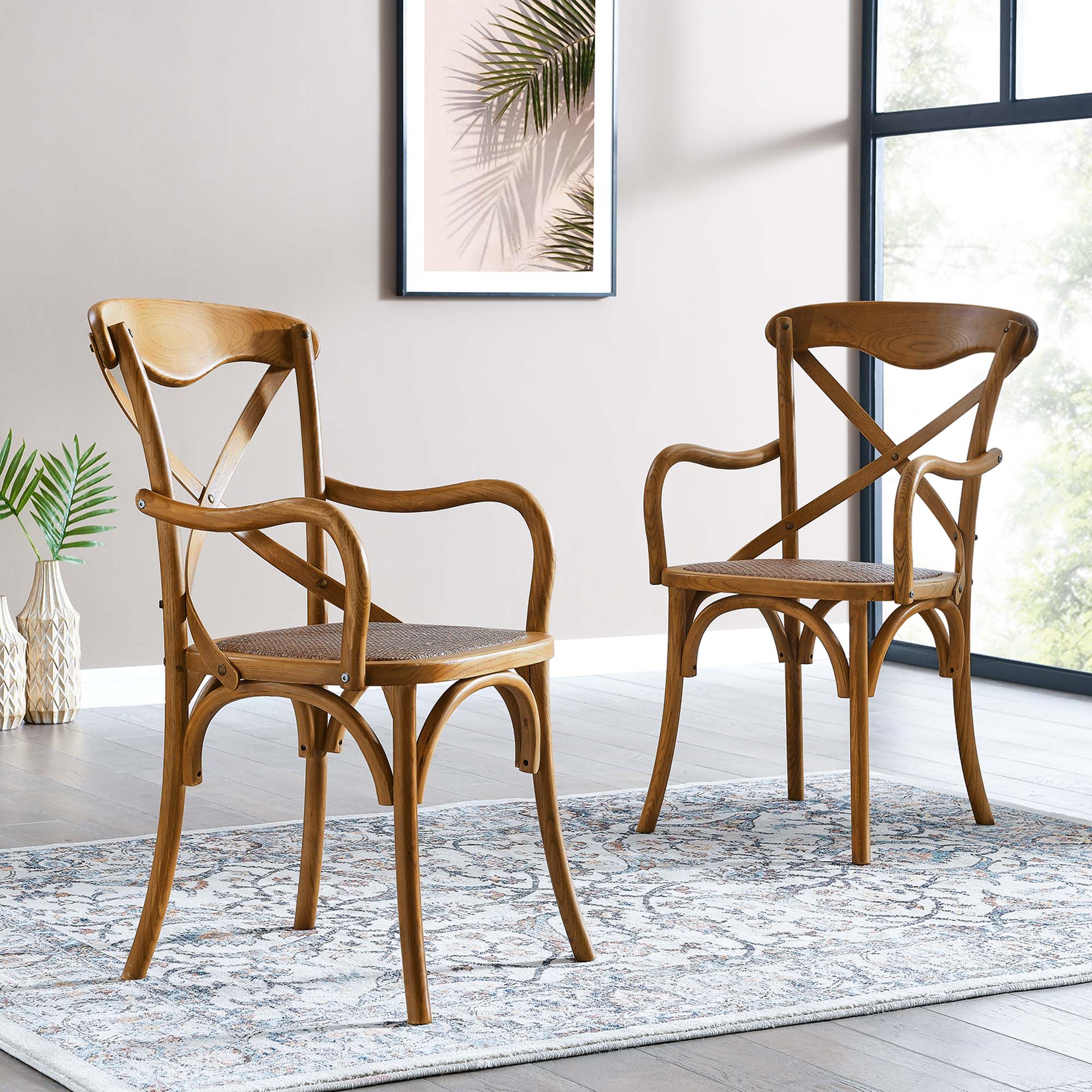 Modway Gear Dining Armchair Set of 2