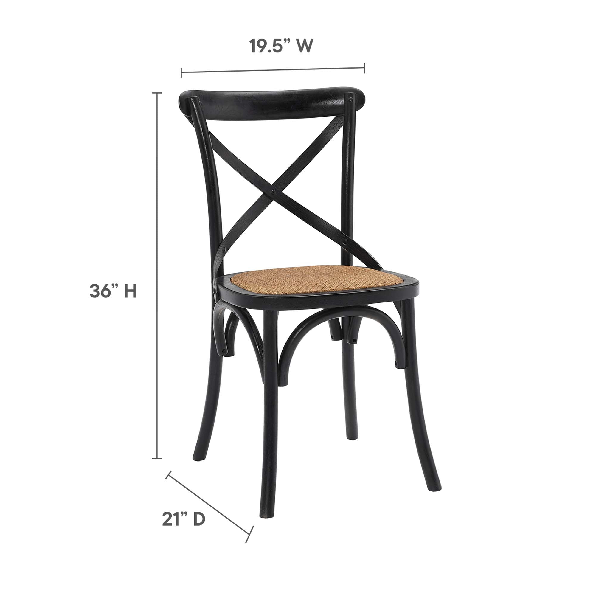 Modway Gear Dining Side Chair Set of 2