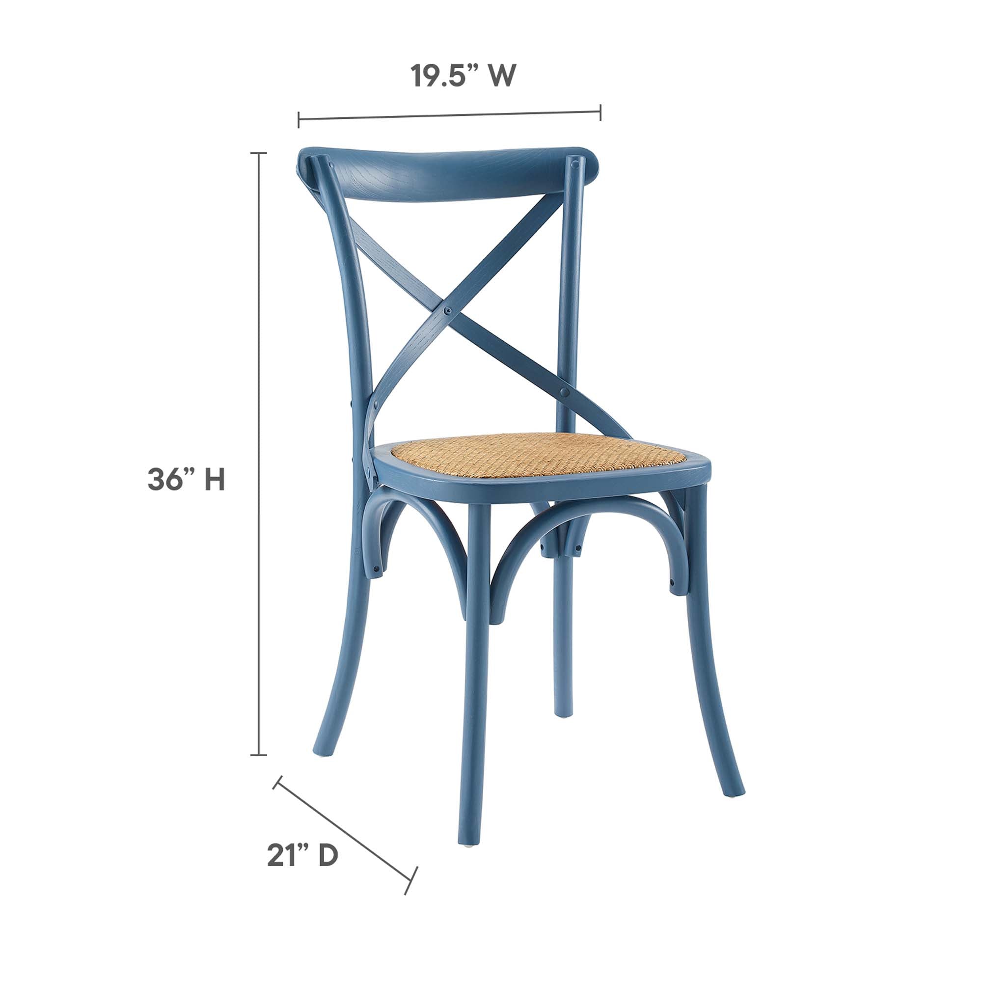 Modway Gear Dining Side Chair Set of 2