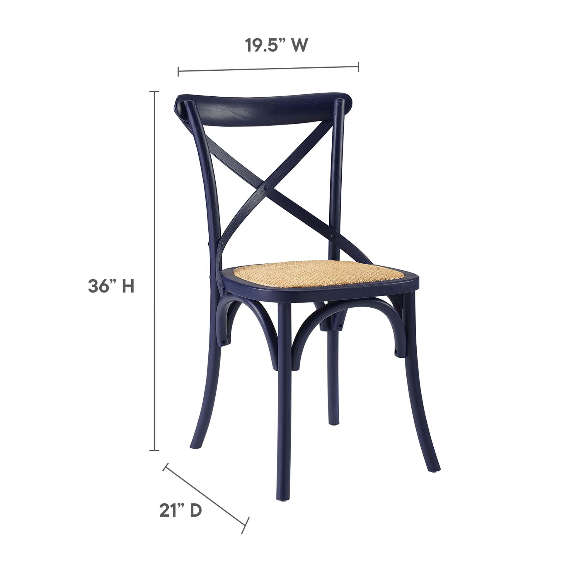 Modway Gear Dining Side Chair Set of 2