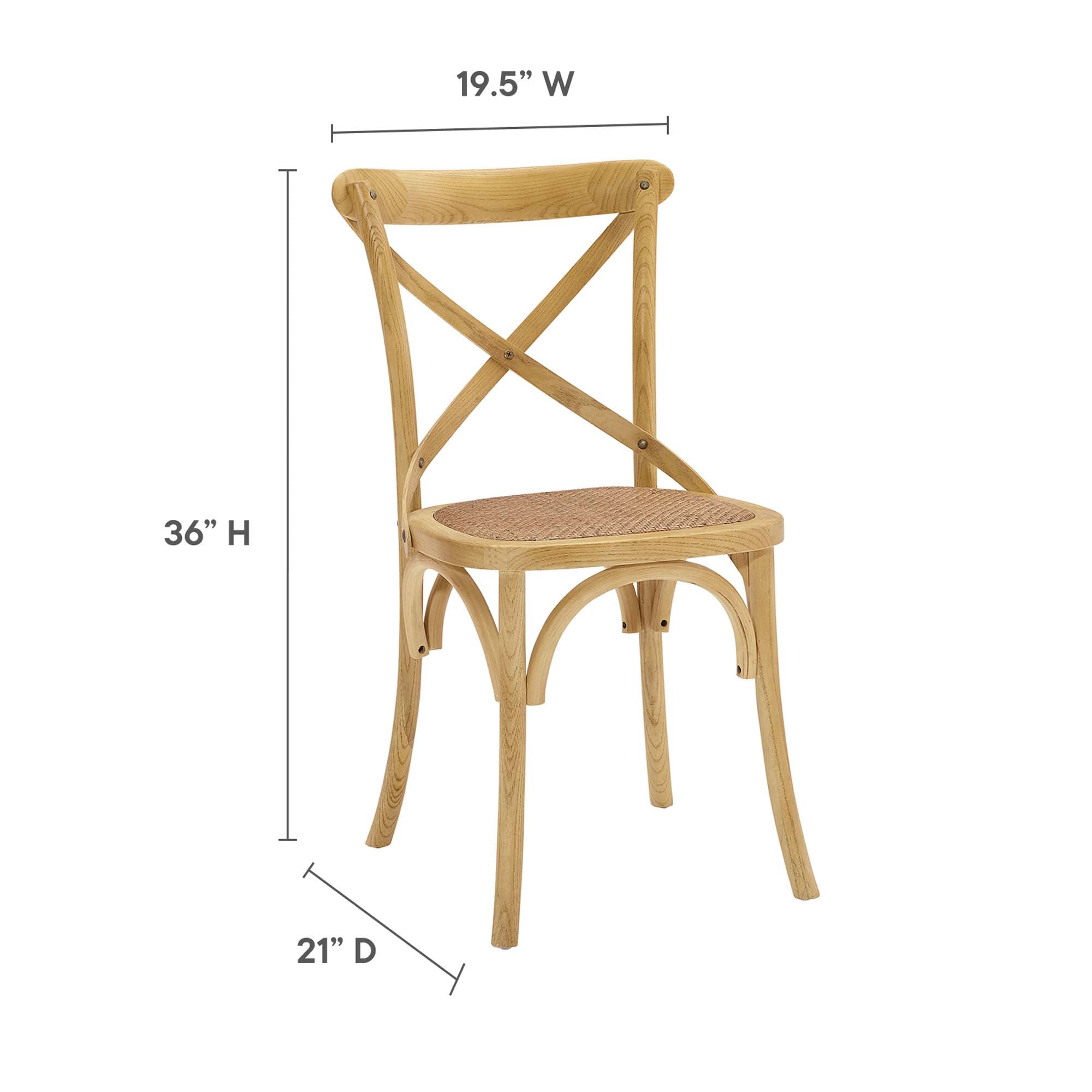 Modway Gear Dining Side Chair Set of 2