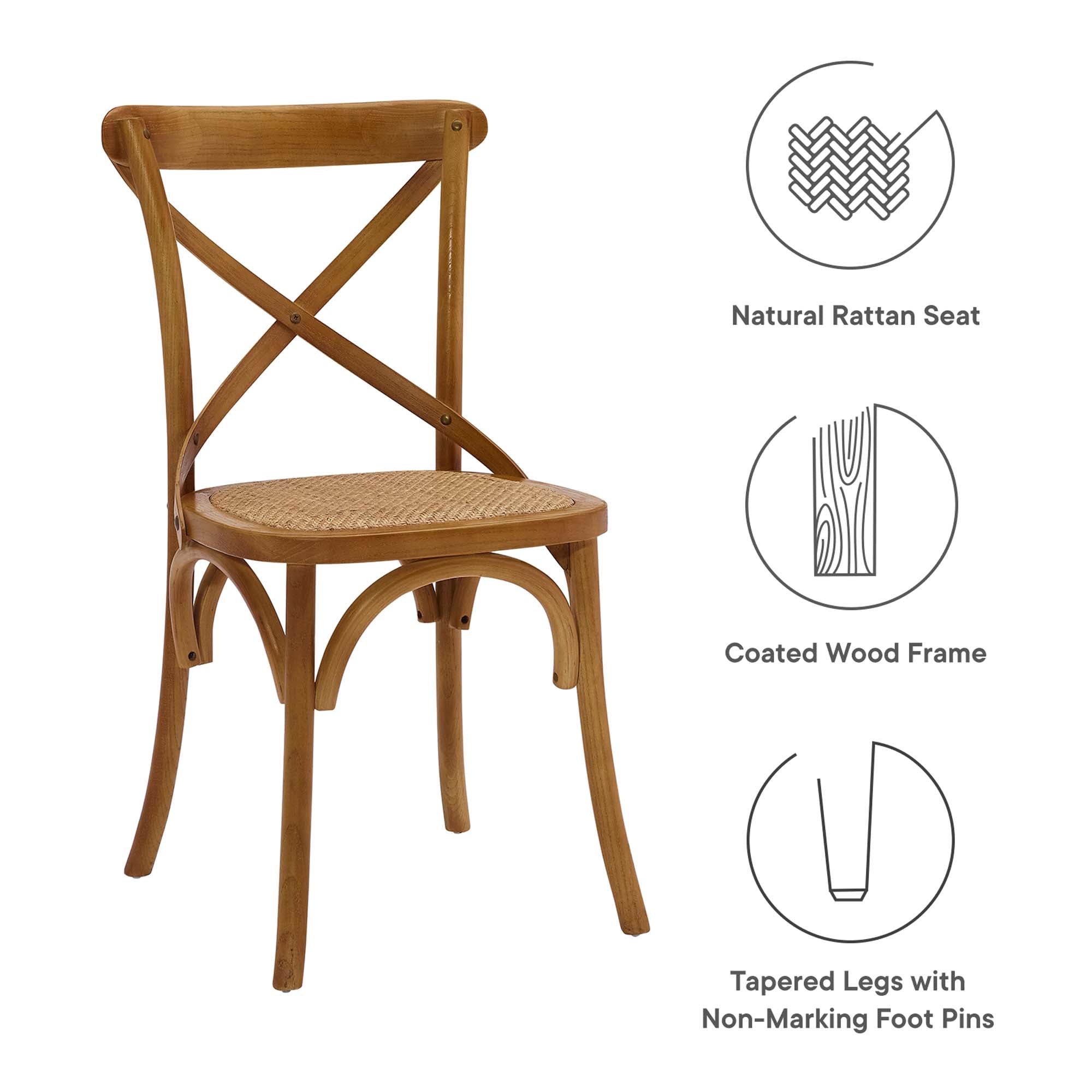 Modway Gear Dining Side Chair Set of 2