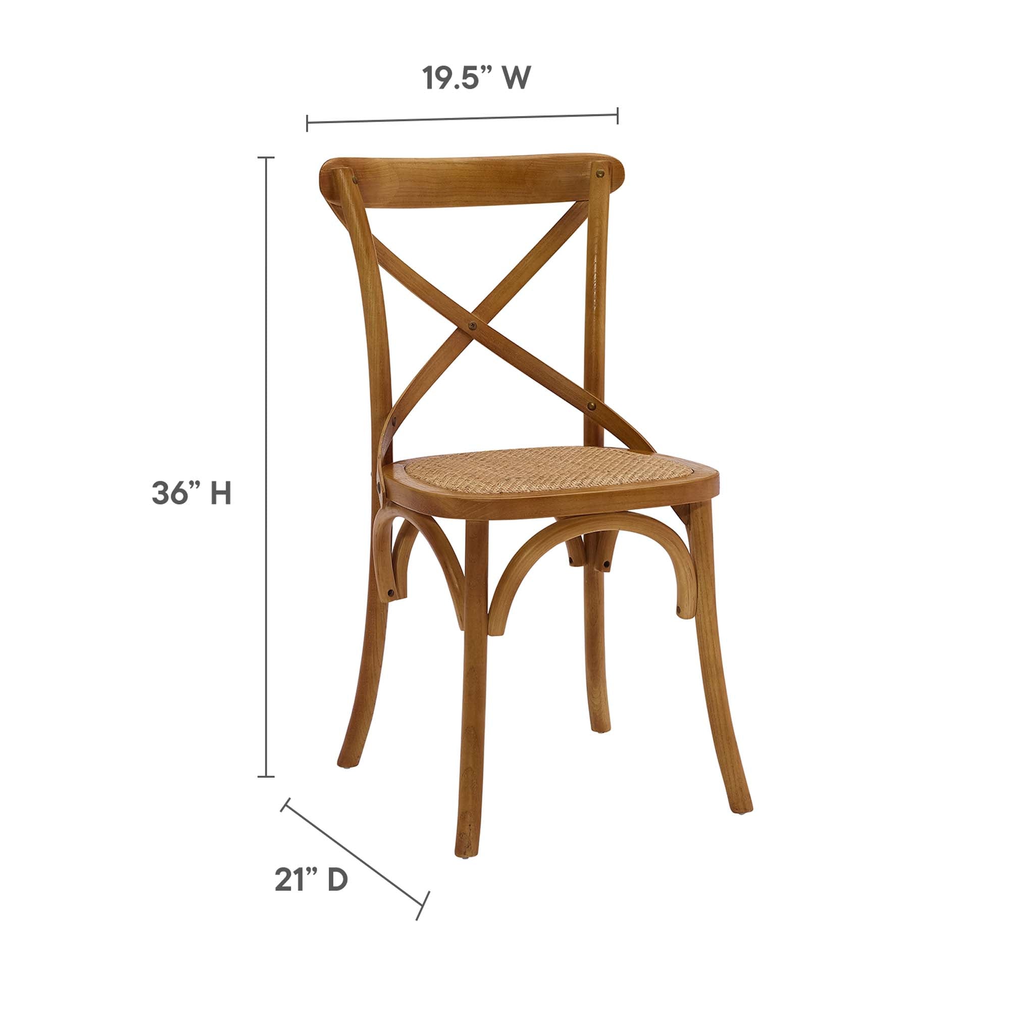 Modway Gear Dining Side Chair Set of 2