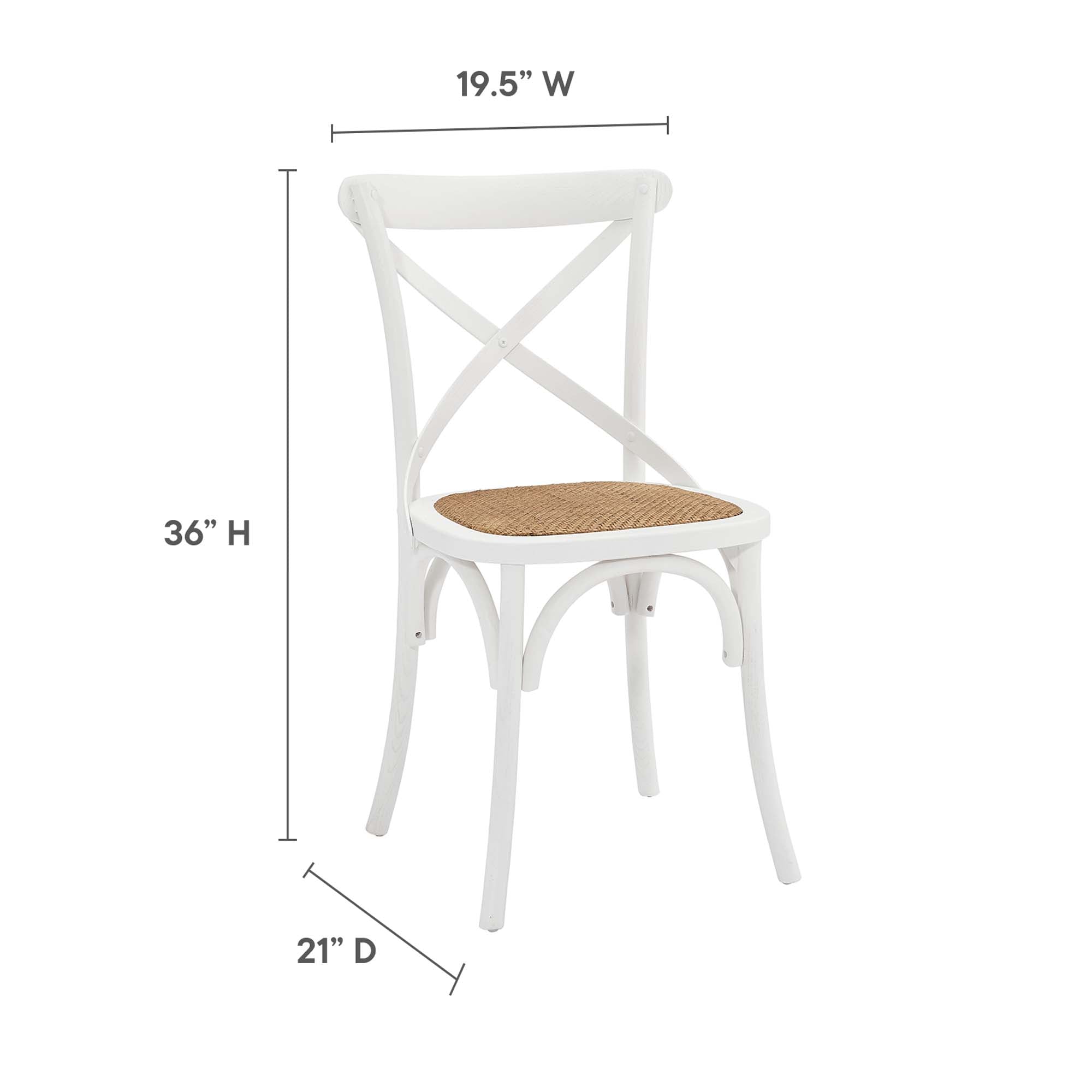 Modway Gear Dining Side Chair Set of 2