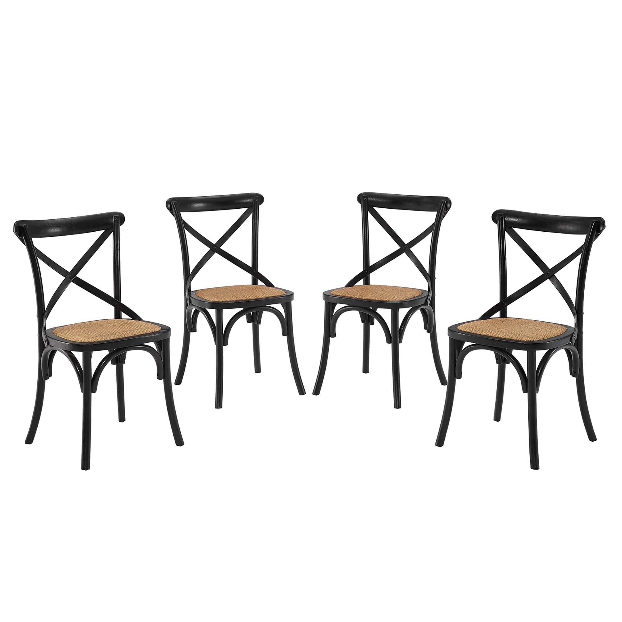 Modway Gear Dining Side Chair Set of 4