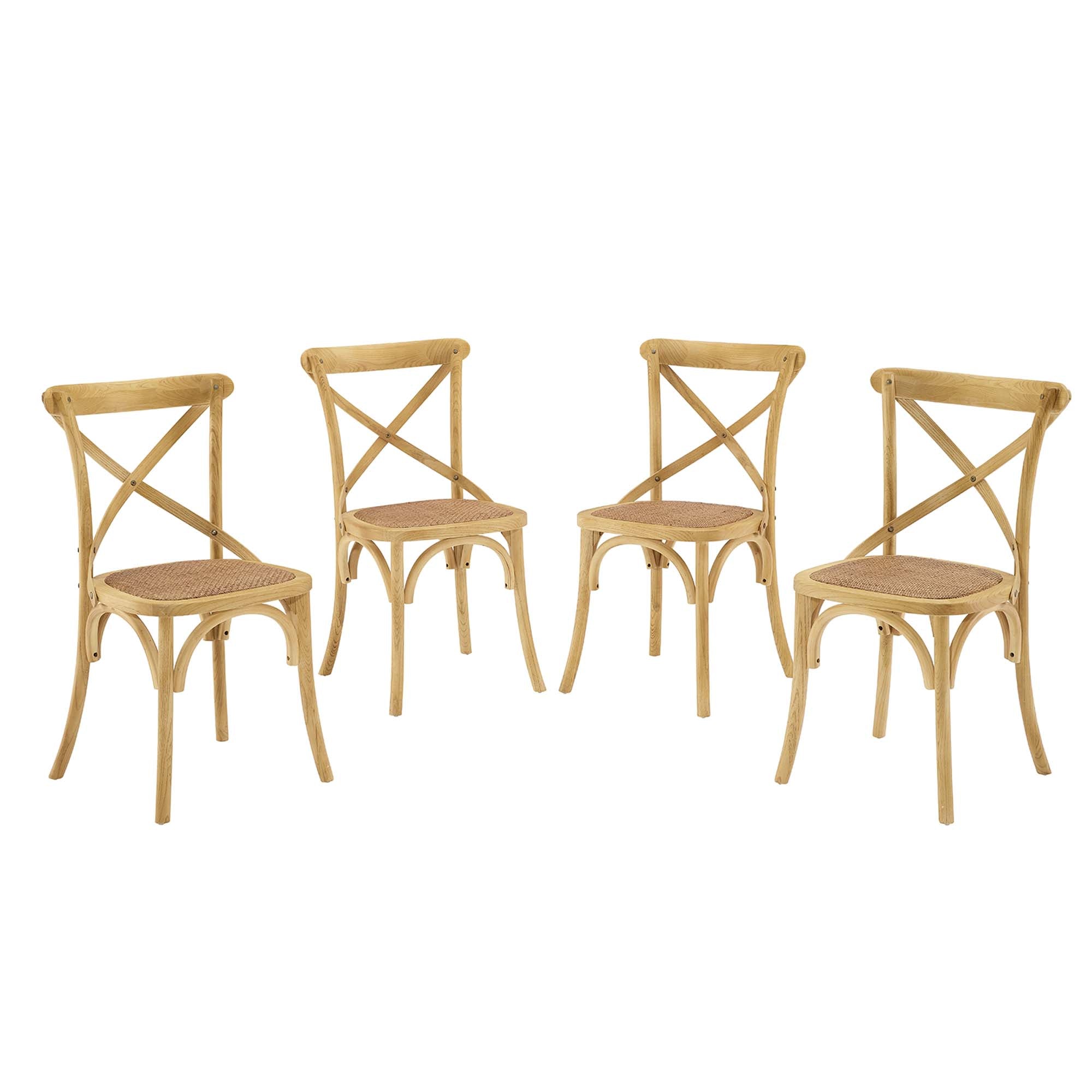 Modway Gear Dining Side Chair Set of 4