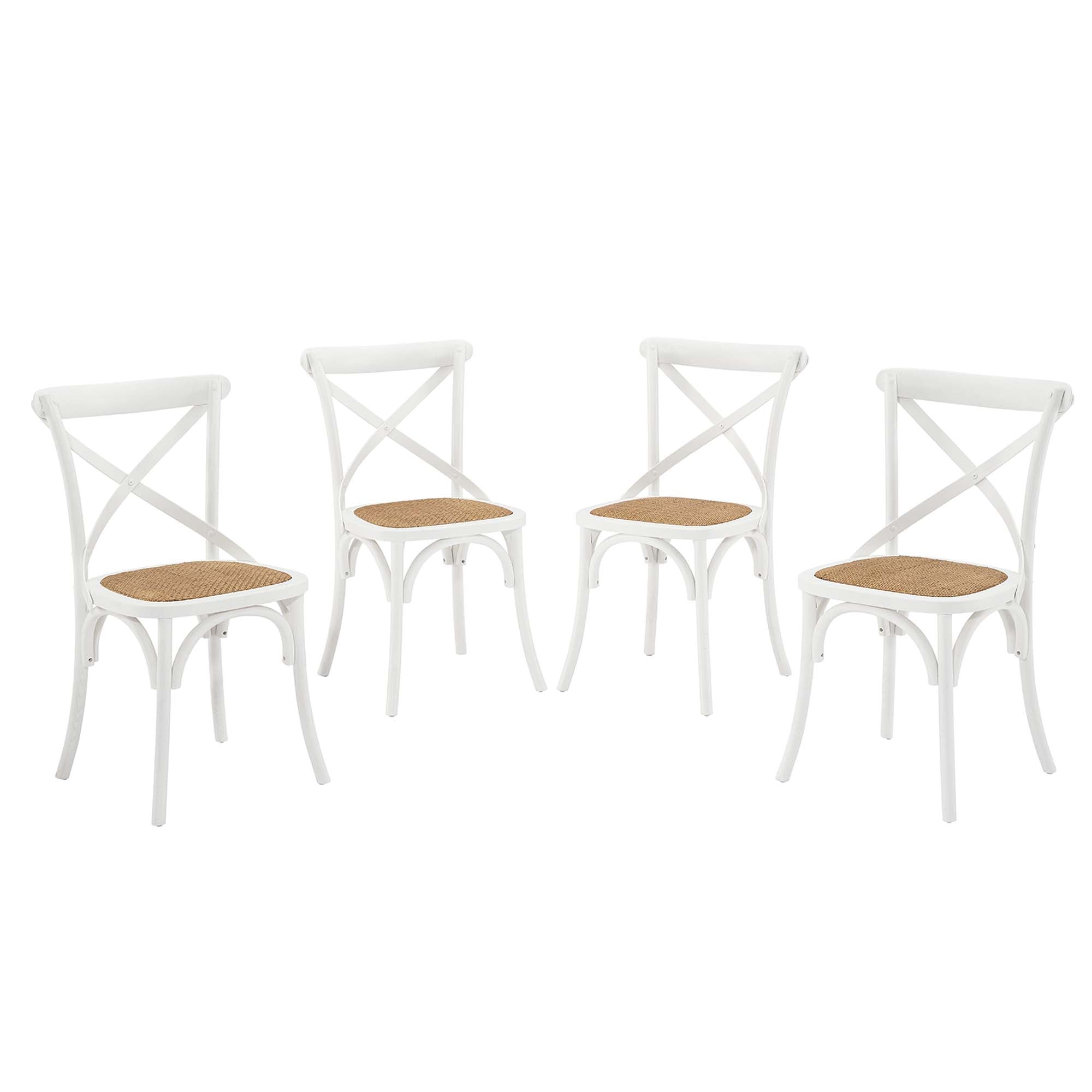 Modway Gear Dining Side Chair Set of 4