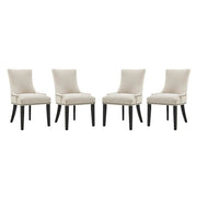 Modway Marquis Fabric Dining Chair Set of 4