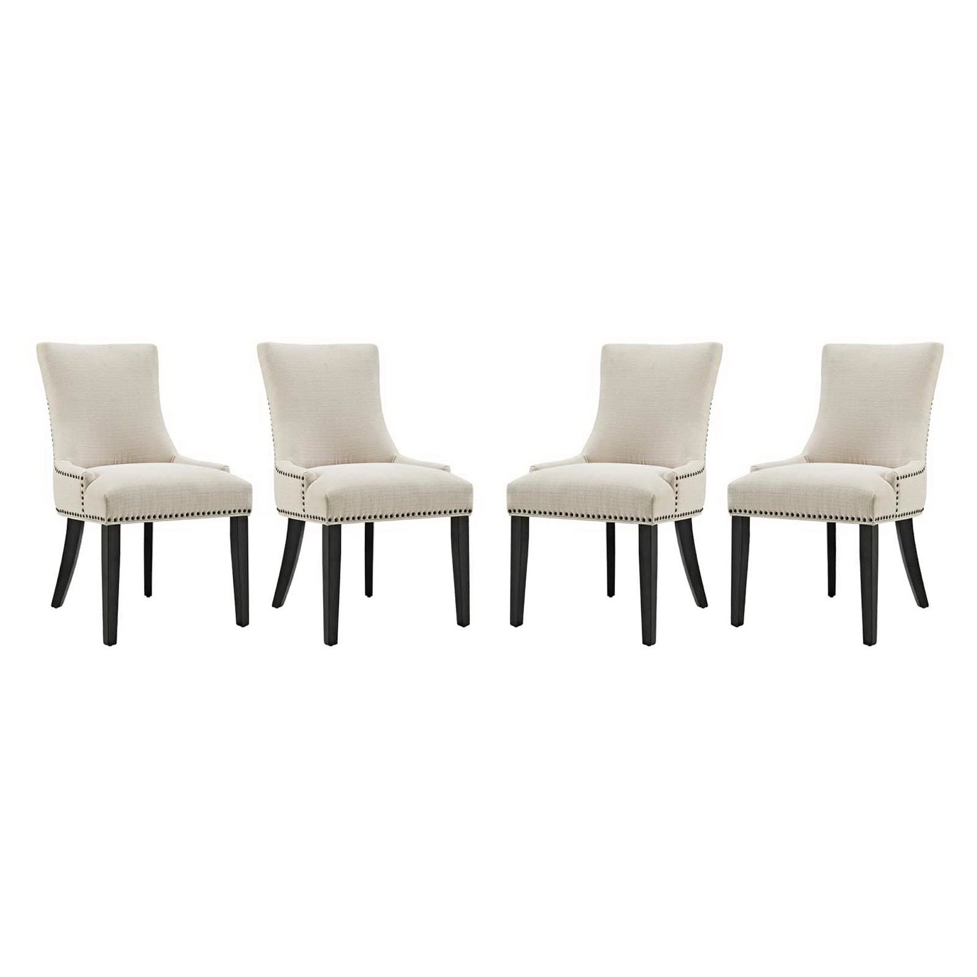 Modway Marquis Fabric Dining Chair Set of 4