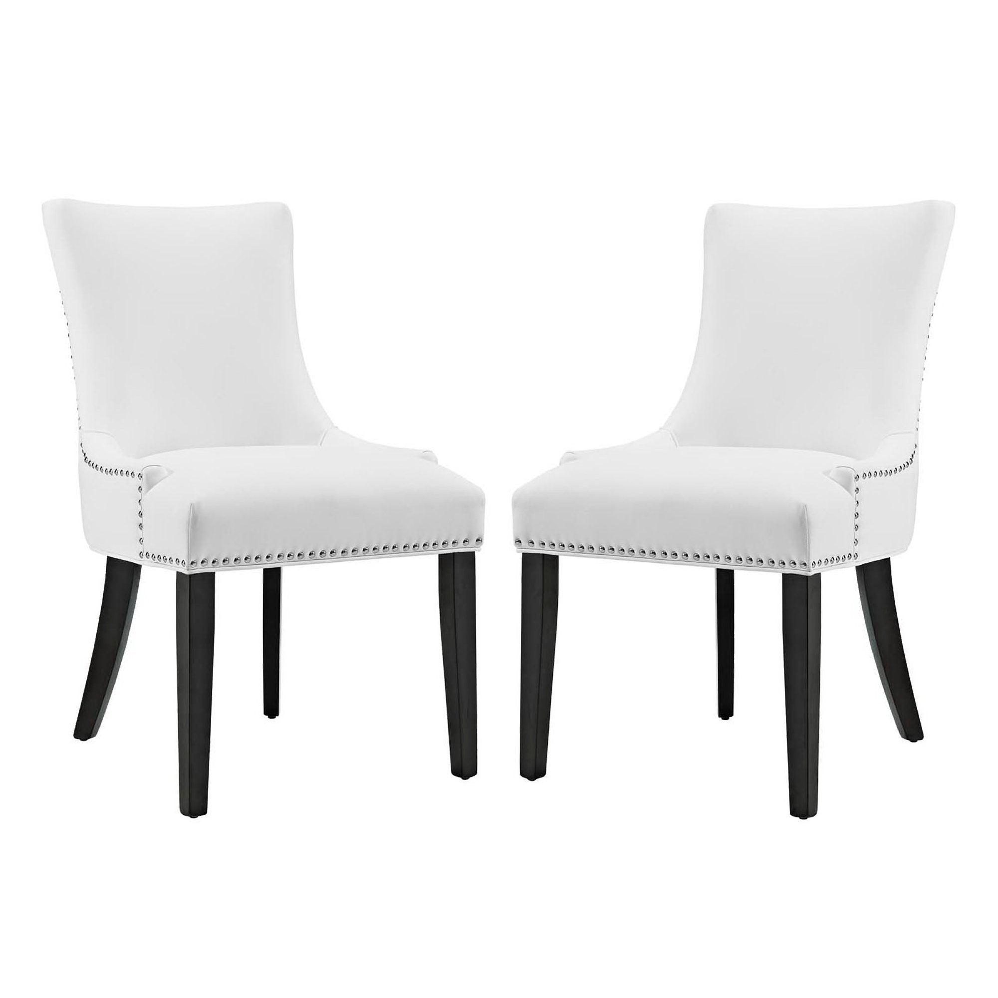 Modway Marquis Faux Leather Dining Chair Set of 2
