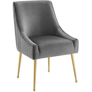 Modway Discern Pleated Back Upholstered Performance Velvet Dining Chair