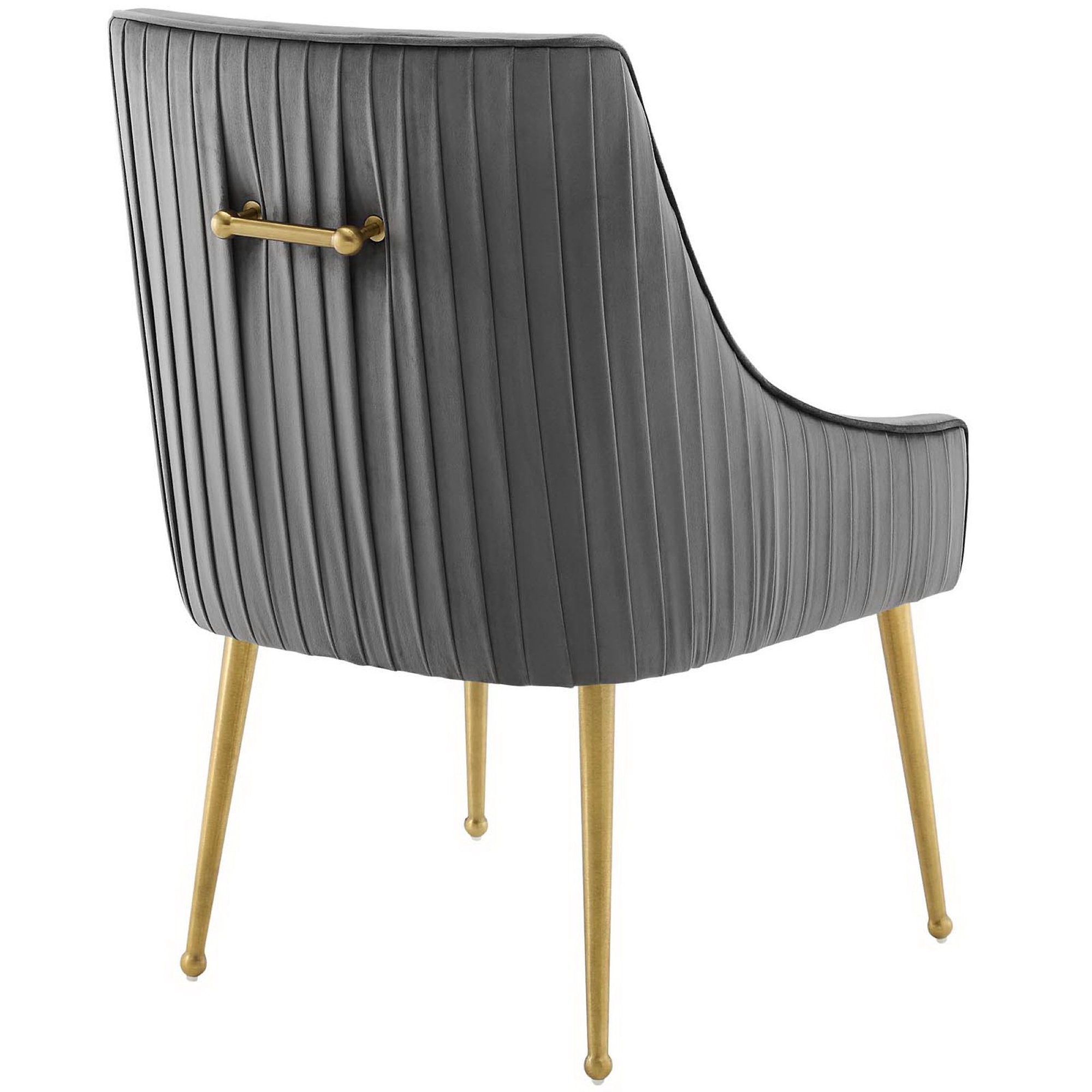 Modway Discern Pleated Back Upholstered Performance Velvet Dining Chair