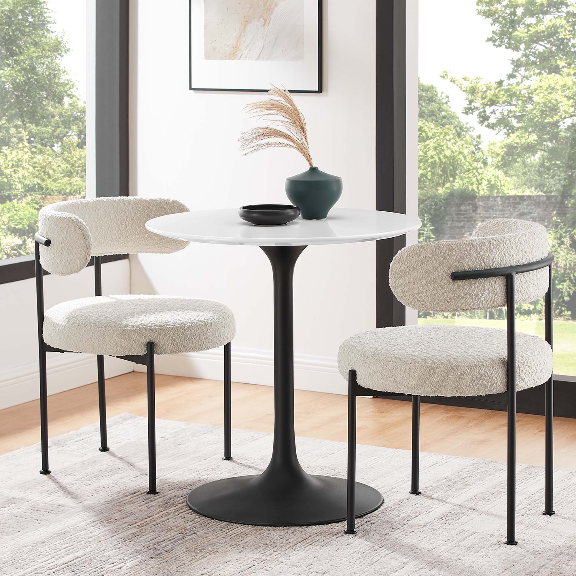 Modway Lippa 28" Round Wood Dining Table