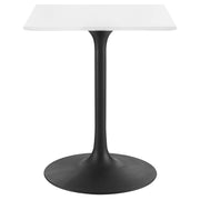 Modway Lippa 24" Square Wood Dining Table