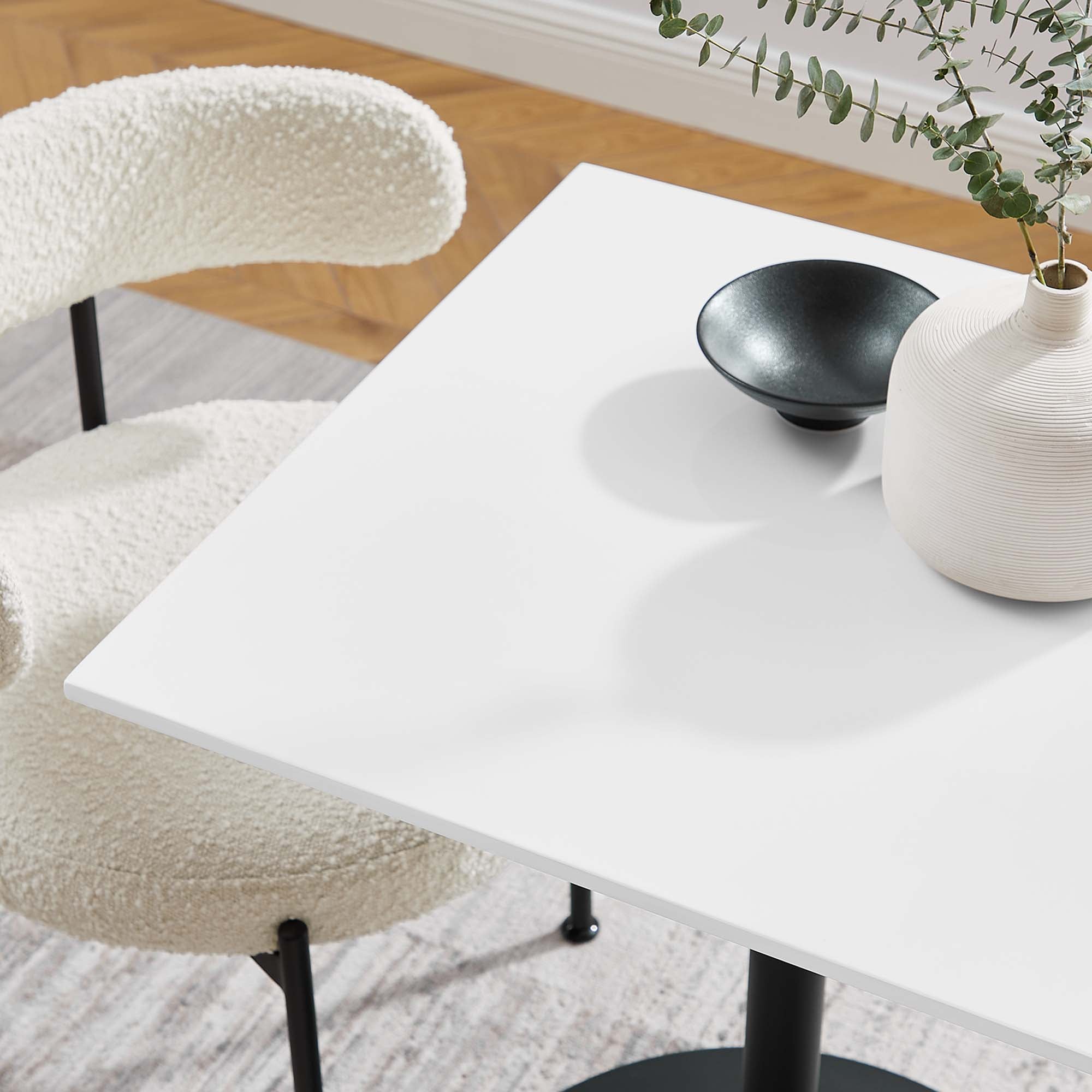 Modway Lippa 24" Square Wood Dining Table