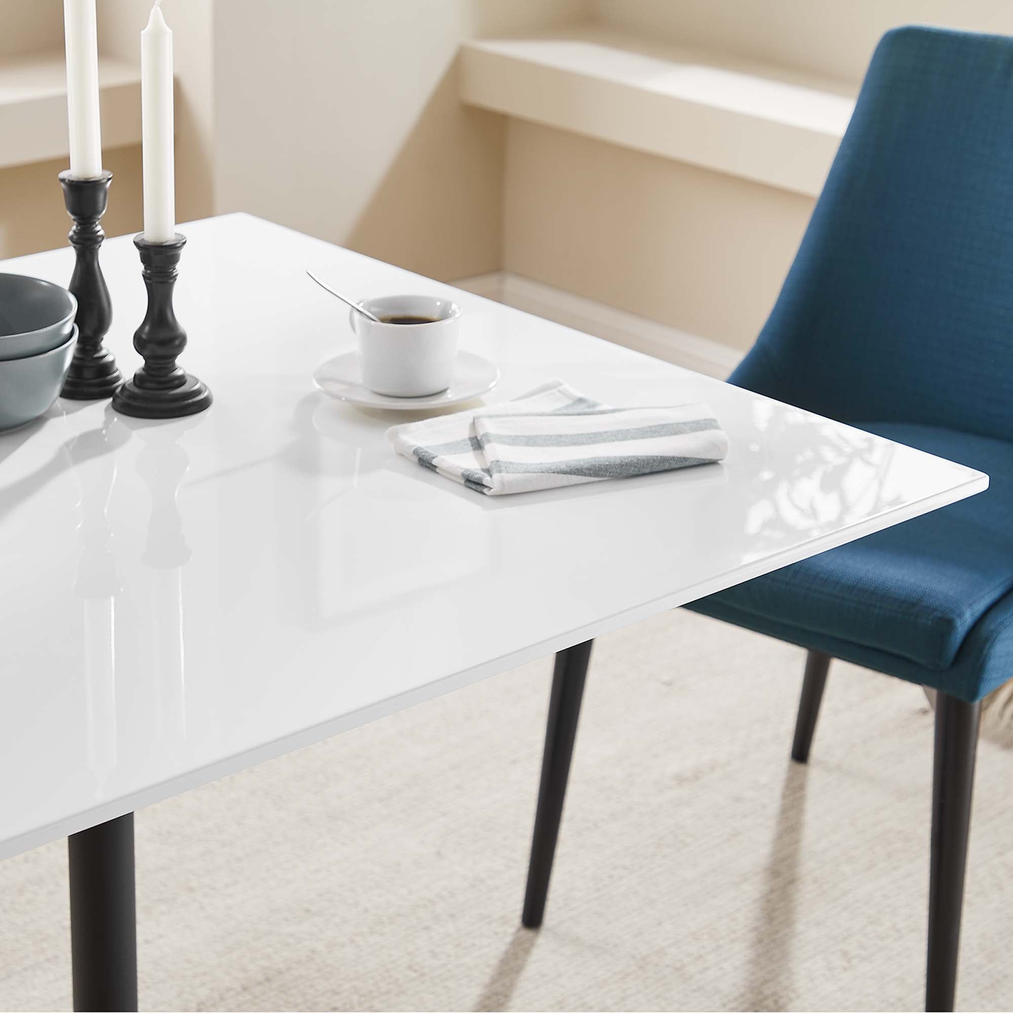 Modway Lippa 36" Square Wood Dining Table