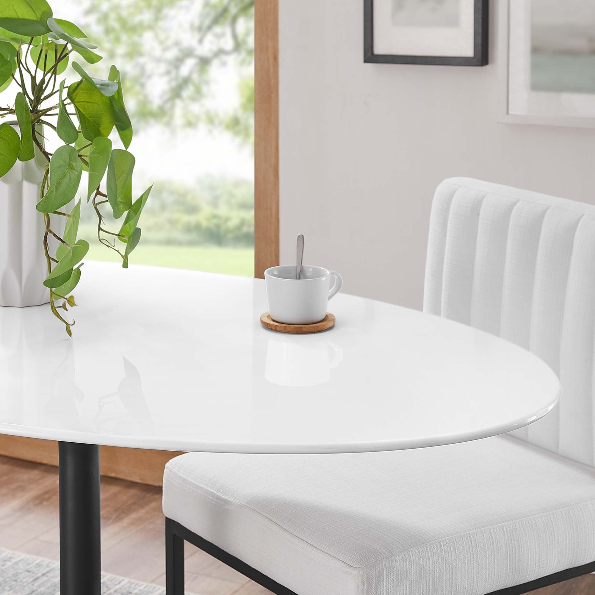 Modway Lippa 48" Oval Wood Dining Table
