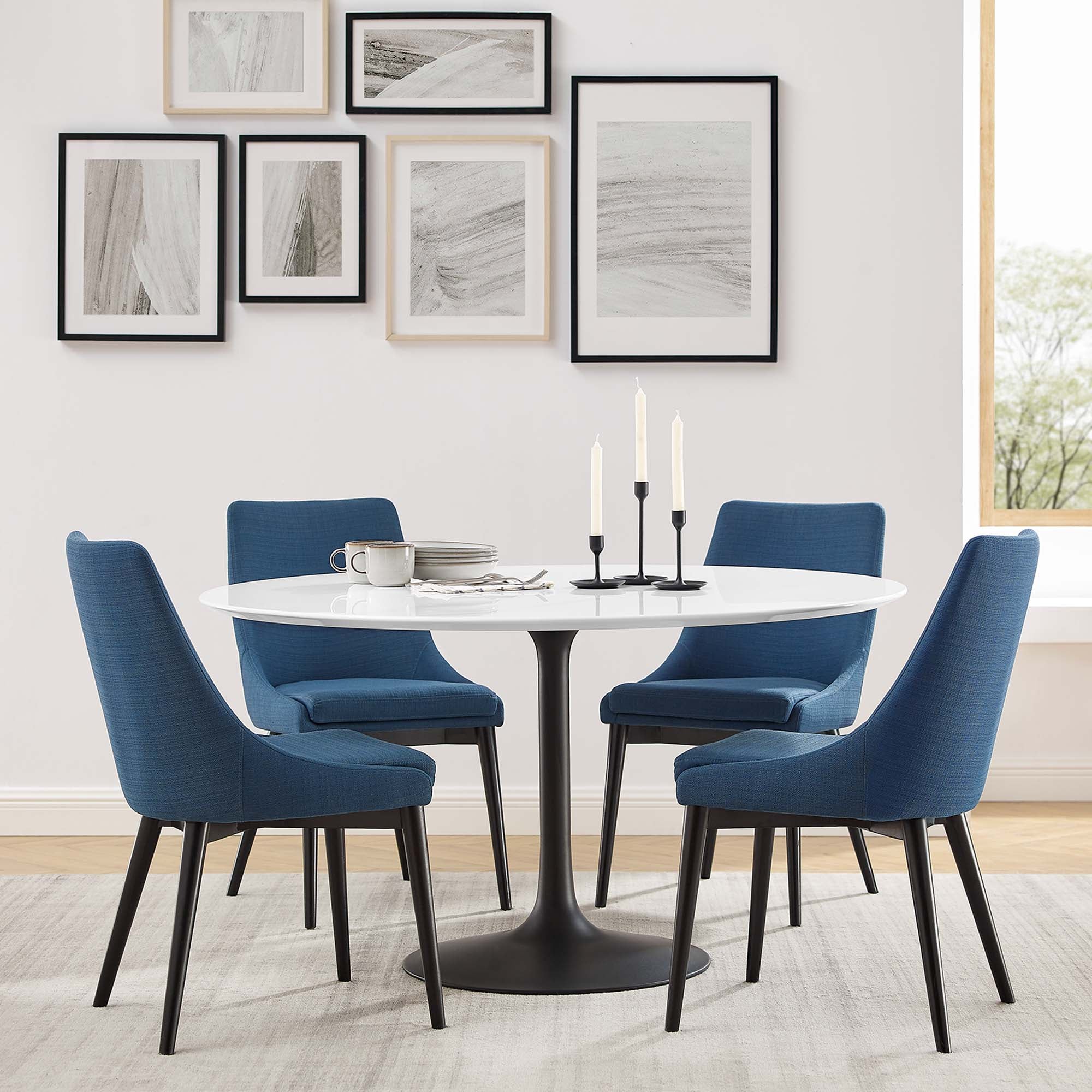 Modway Lippa 54" Round Wood Dining Table