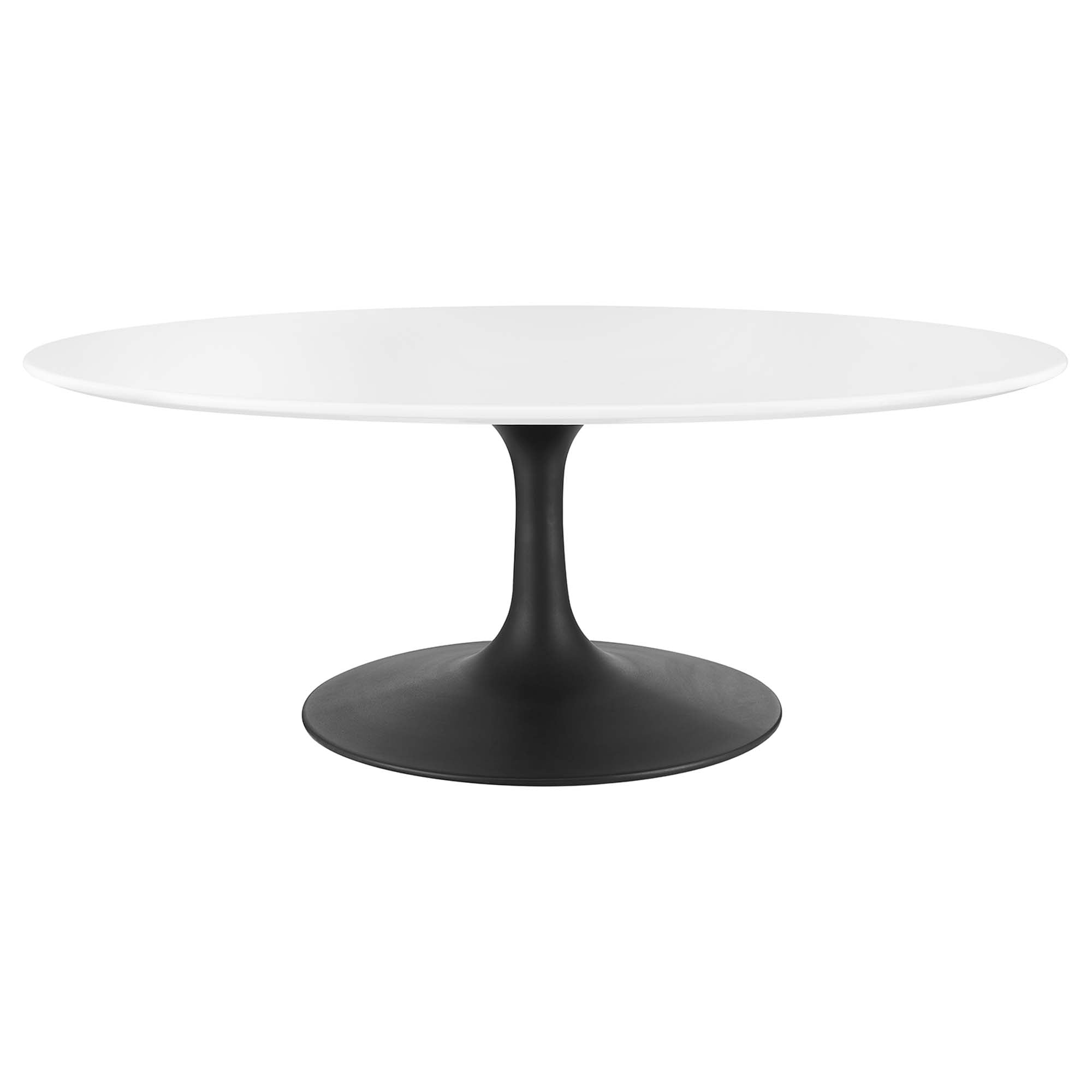 Modway Lippa 42" Oval Wood Coffee Table